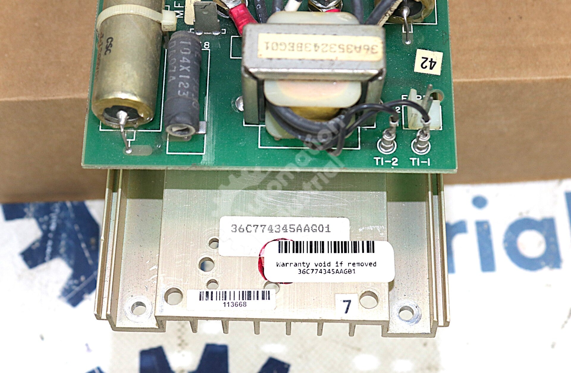 36C774345AAG01 By General Electric Main Field Drive Supply Exciter Board