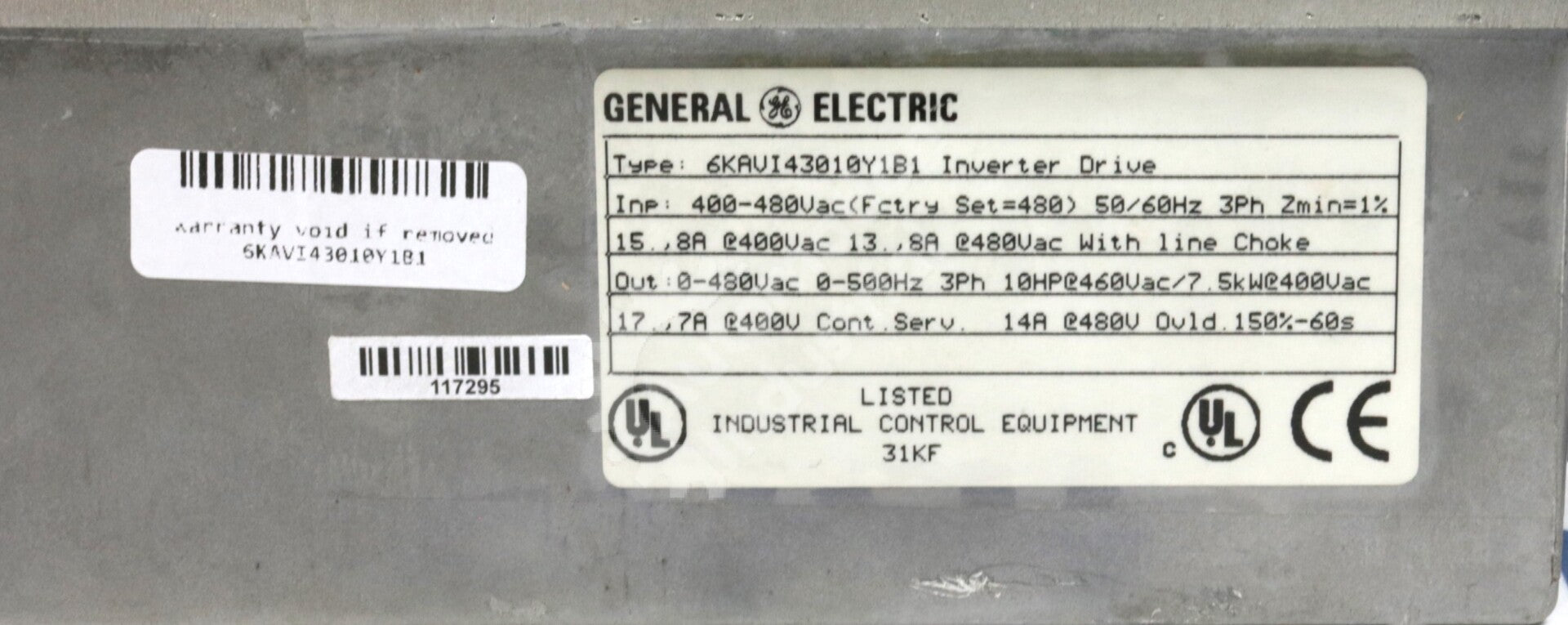 6KAVI43010Y1B1 By General Electric AV-300i Inverter Drive