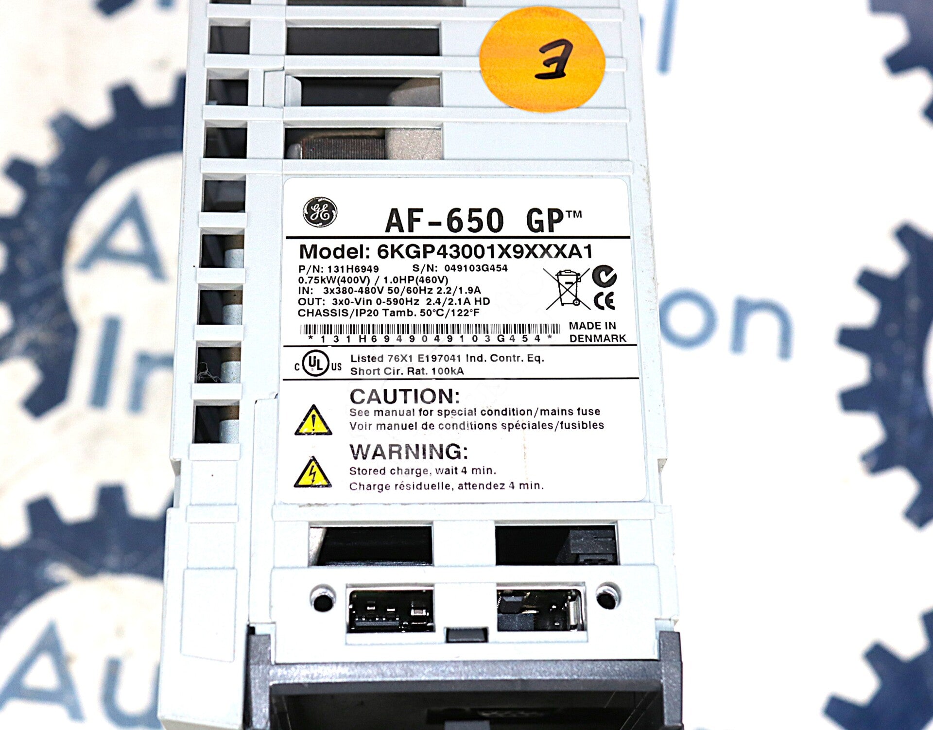 6KGP43001X9XXXXA1 By General Electric 460V 3Phase Adjustable Speed Drive