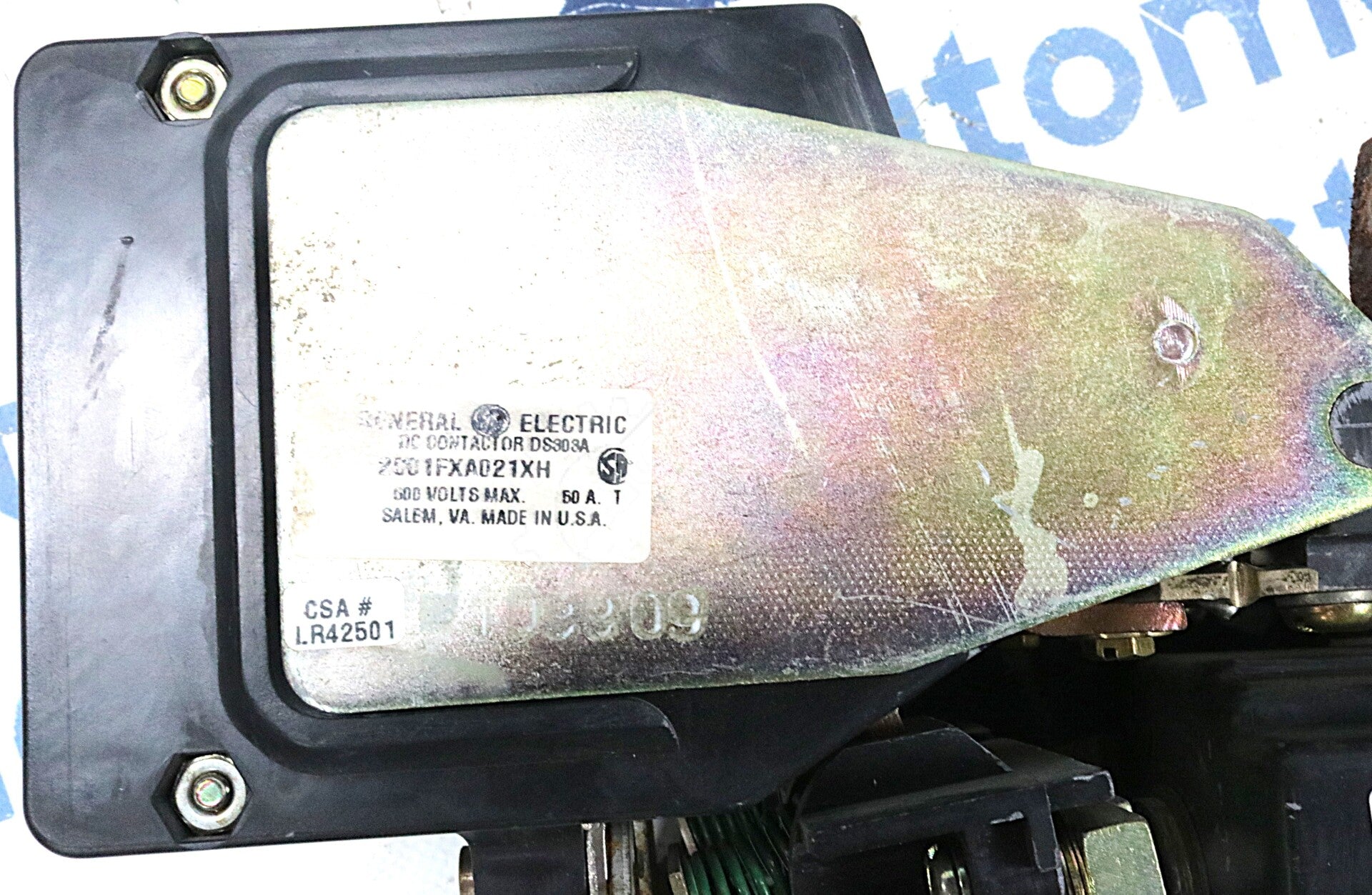 DS303A2C01FXA021XH By General Electric 100VDC 50Amp 600VAC DC Contactor