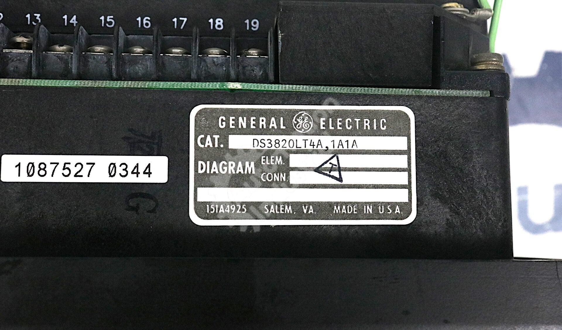 DS3820LT4A1A1A By General Electric DS3820LT4A LodTrak IV Drive Protection Module