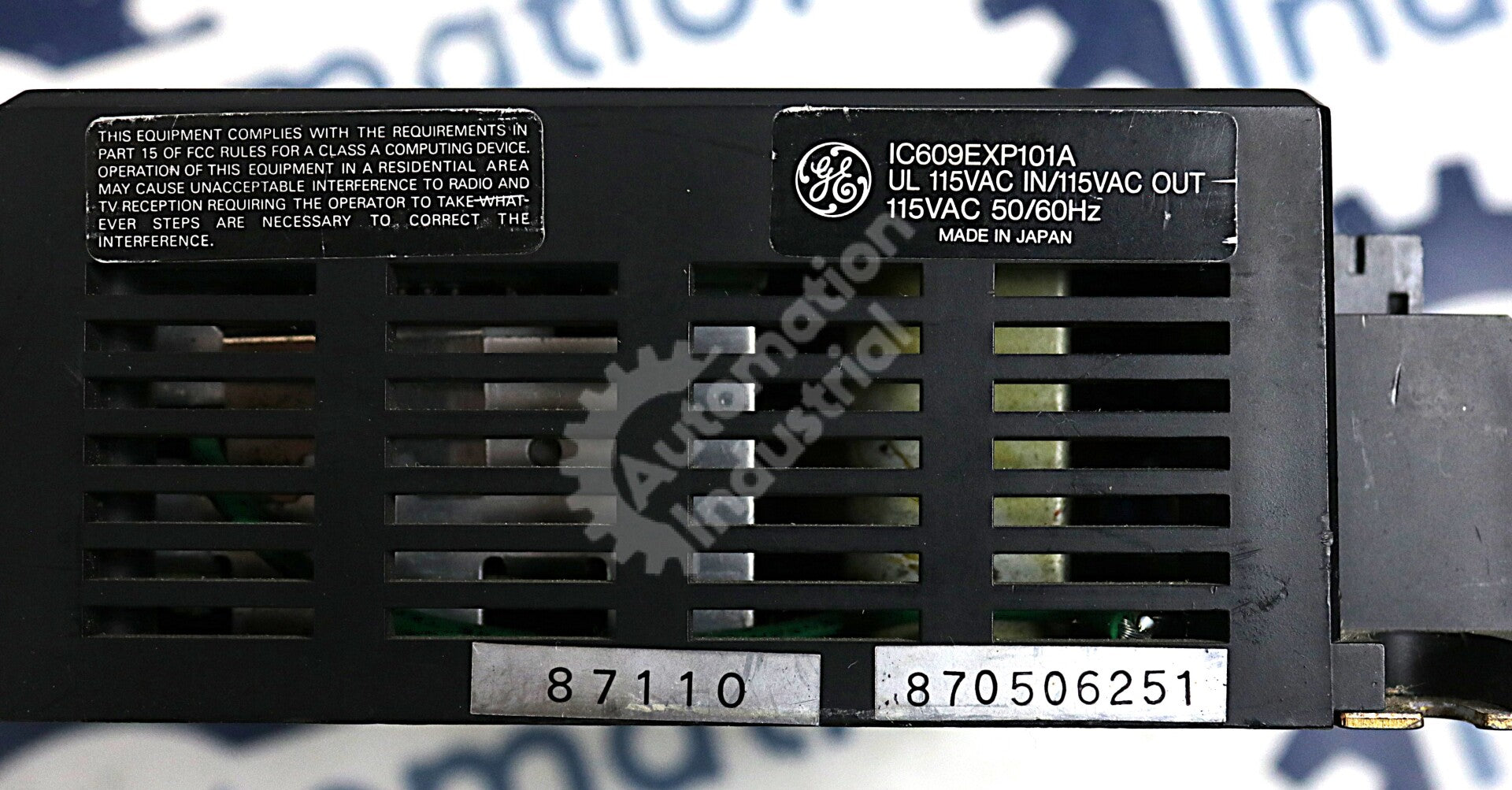 IC609EXP101 By General Electric 115VAC I/O Expansion Unit