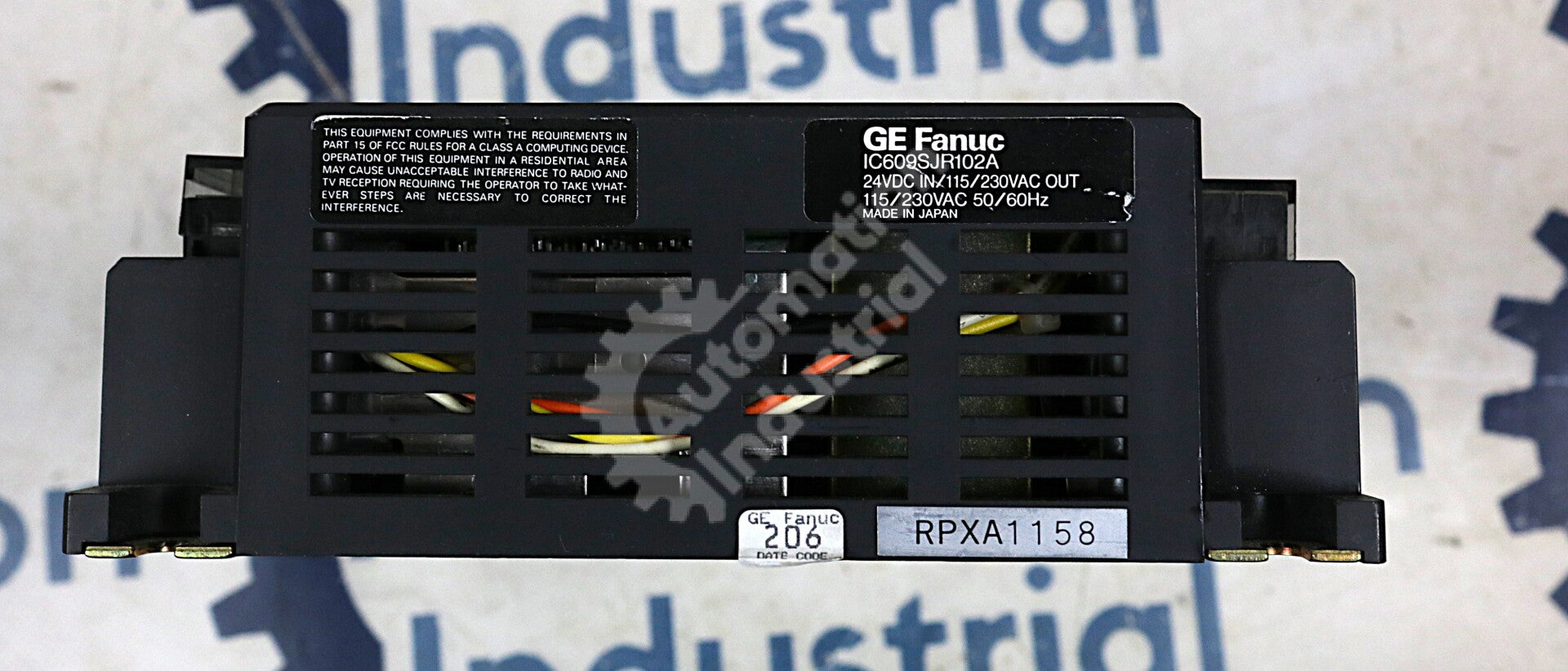 IC609SJR102 By GE Series One Jr 24VDC/115-230VAC Output Programmable Controller