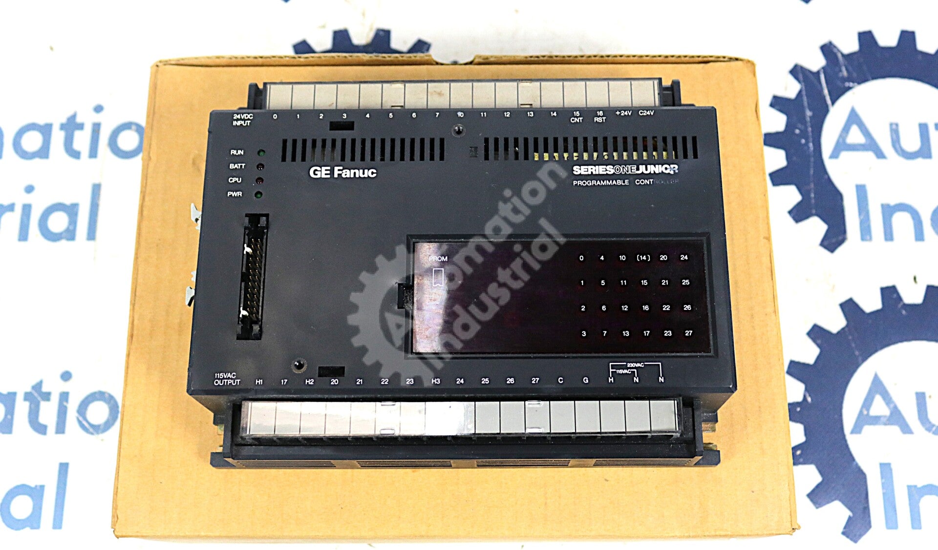 IC609SJR102 By GE Series One Jr 24VDC/115-230VAC Output Programmable Controller