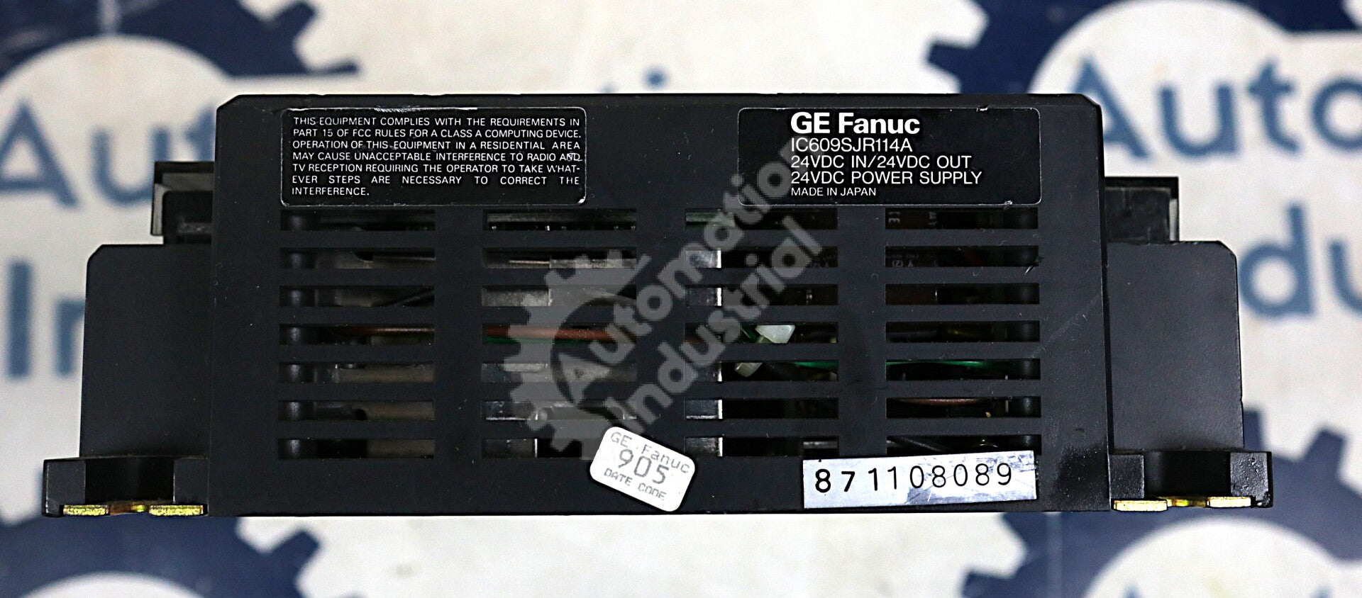 IC609SJR114 By GE Series One Jr 24VDC Power Supply Programmable Controller
