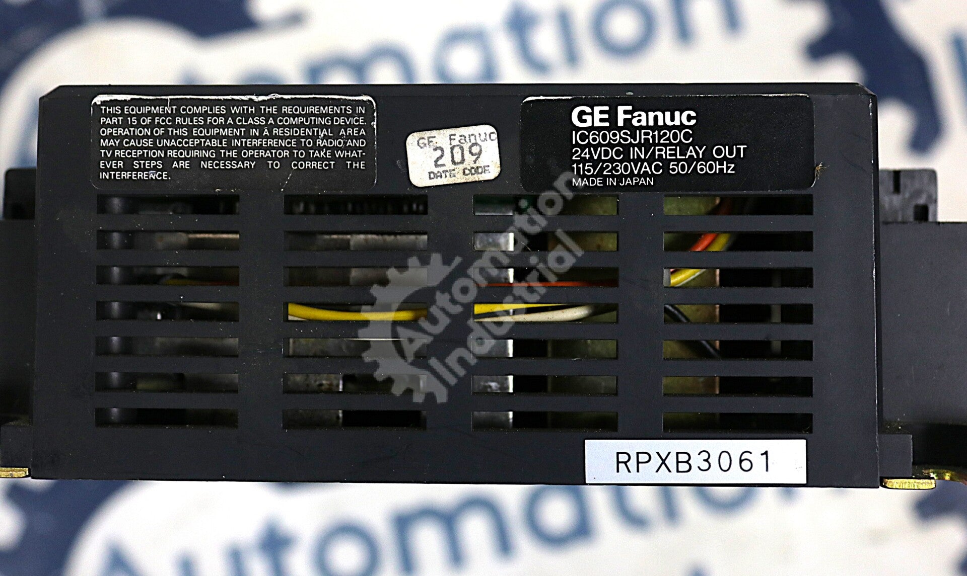 IC609SJR120 By GE Series One Jr 24VDC In/Relay Out Programmable Controller
