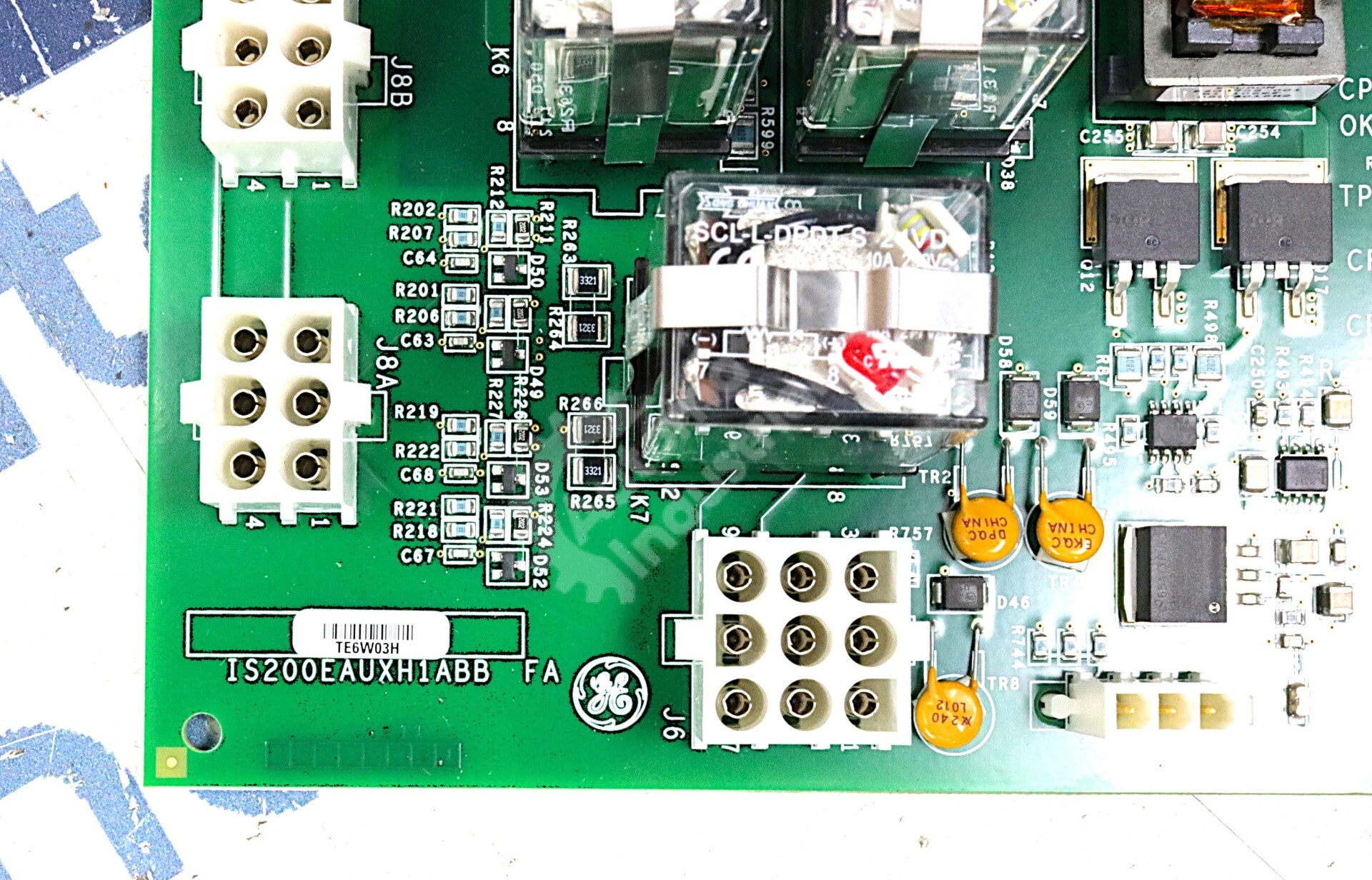 IS200EAUXH1A By GE IS200EAUXH1ABB Exciter Auxiliary I/O Interface Board