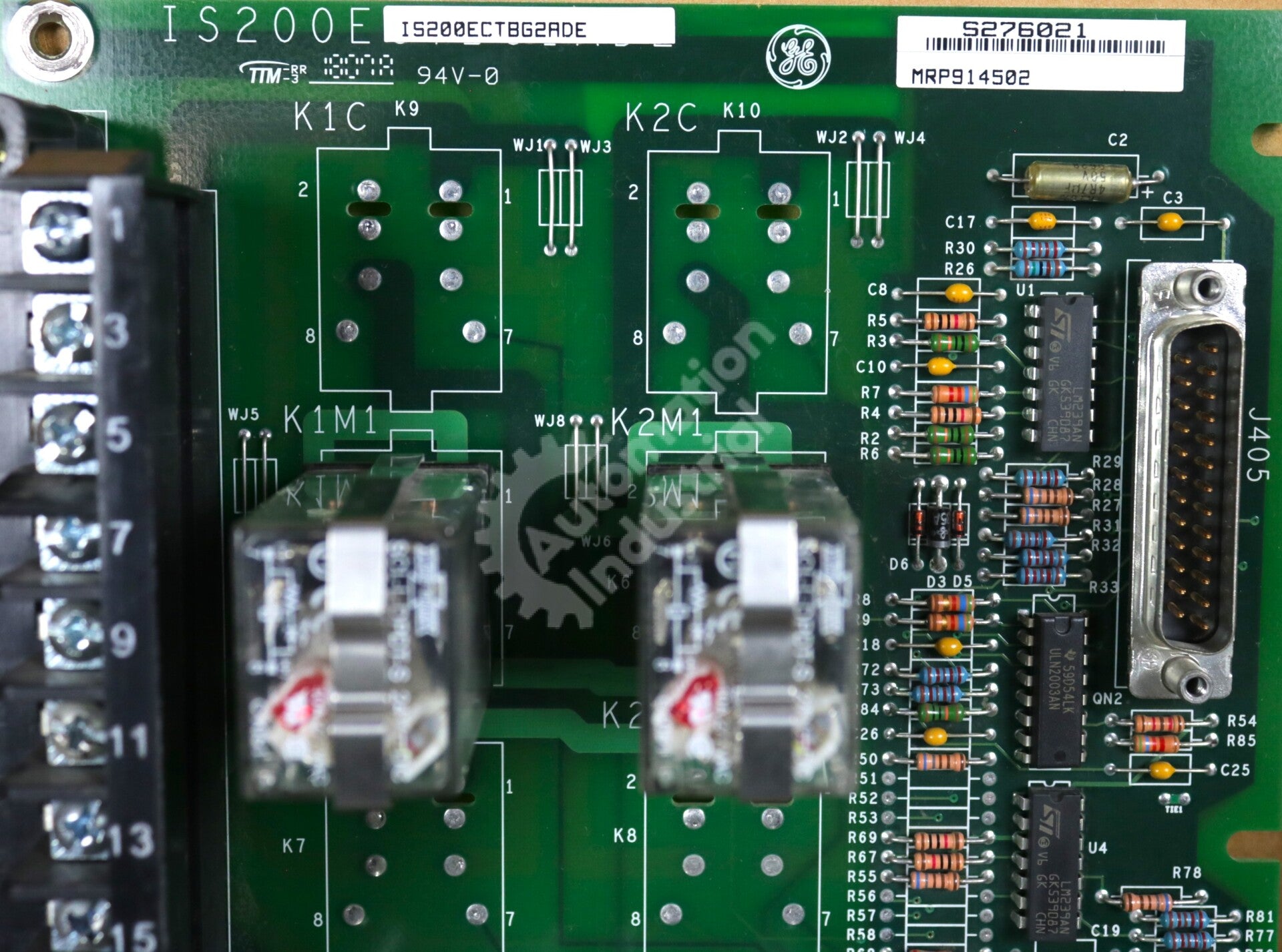 IS200ECTBG2A By General Electric IS200ECTBG2ADE Exciter Contact Terminal Board