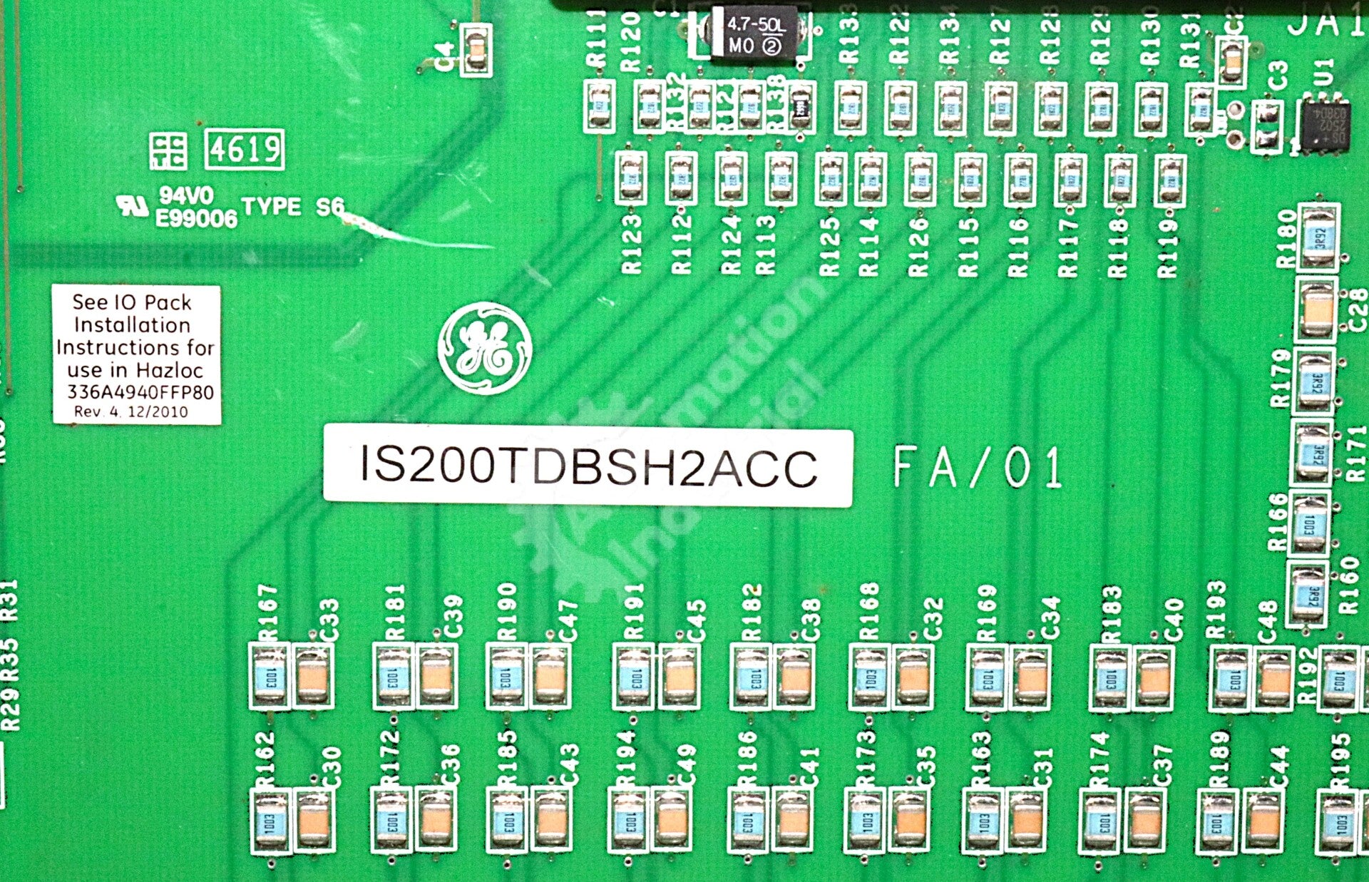 IS200TDBSH2A By General Electric IS200TDBSH2ACC Terminal Board