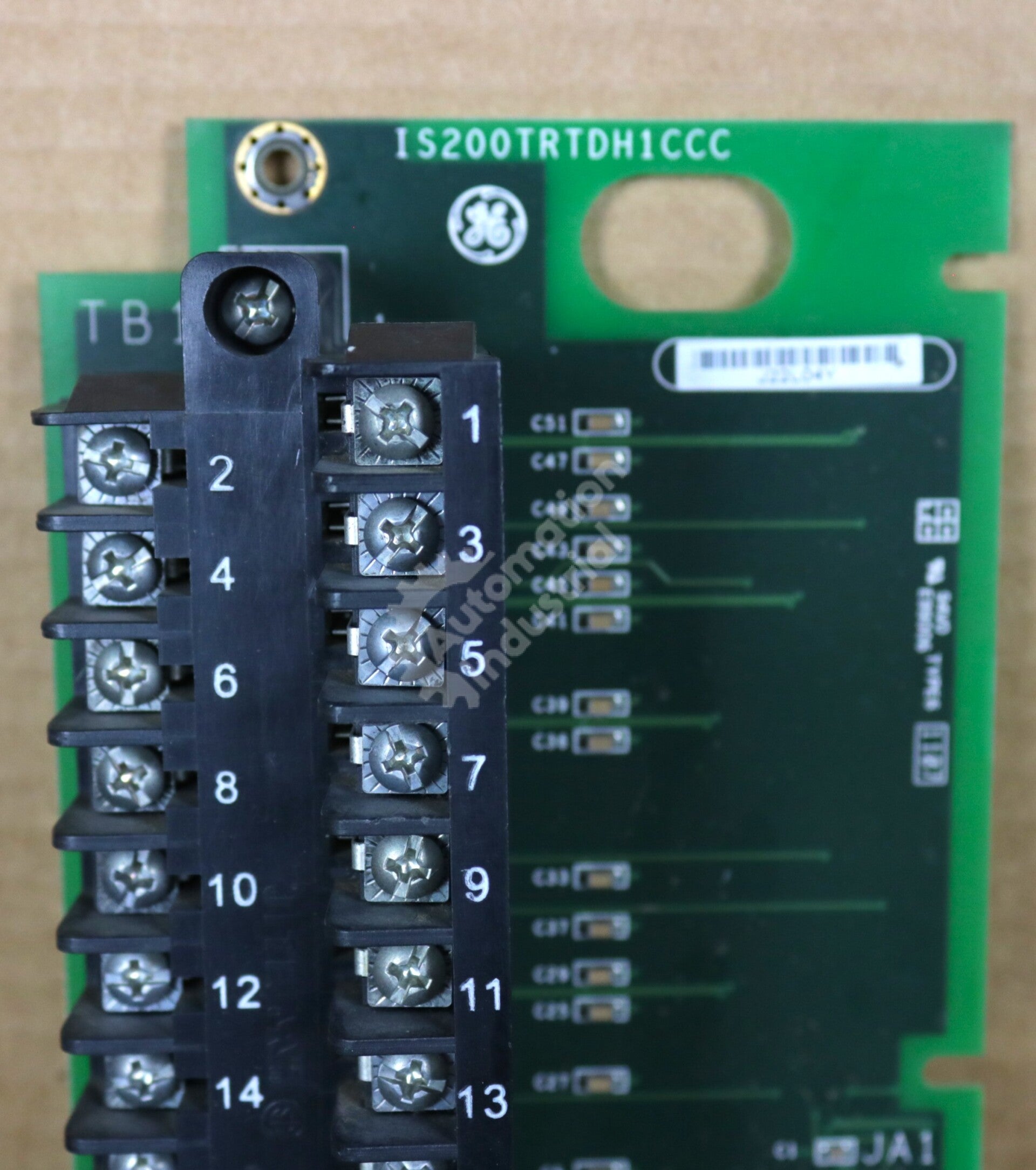 IS200TRTDH1C By GE IS200TRTDH1CCC RTD Input Termination Board Mark VI IS200