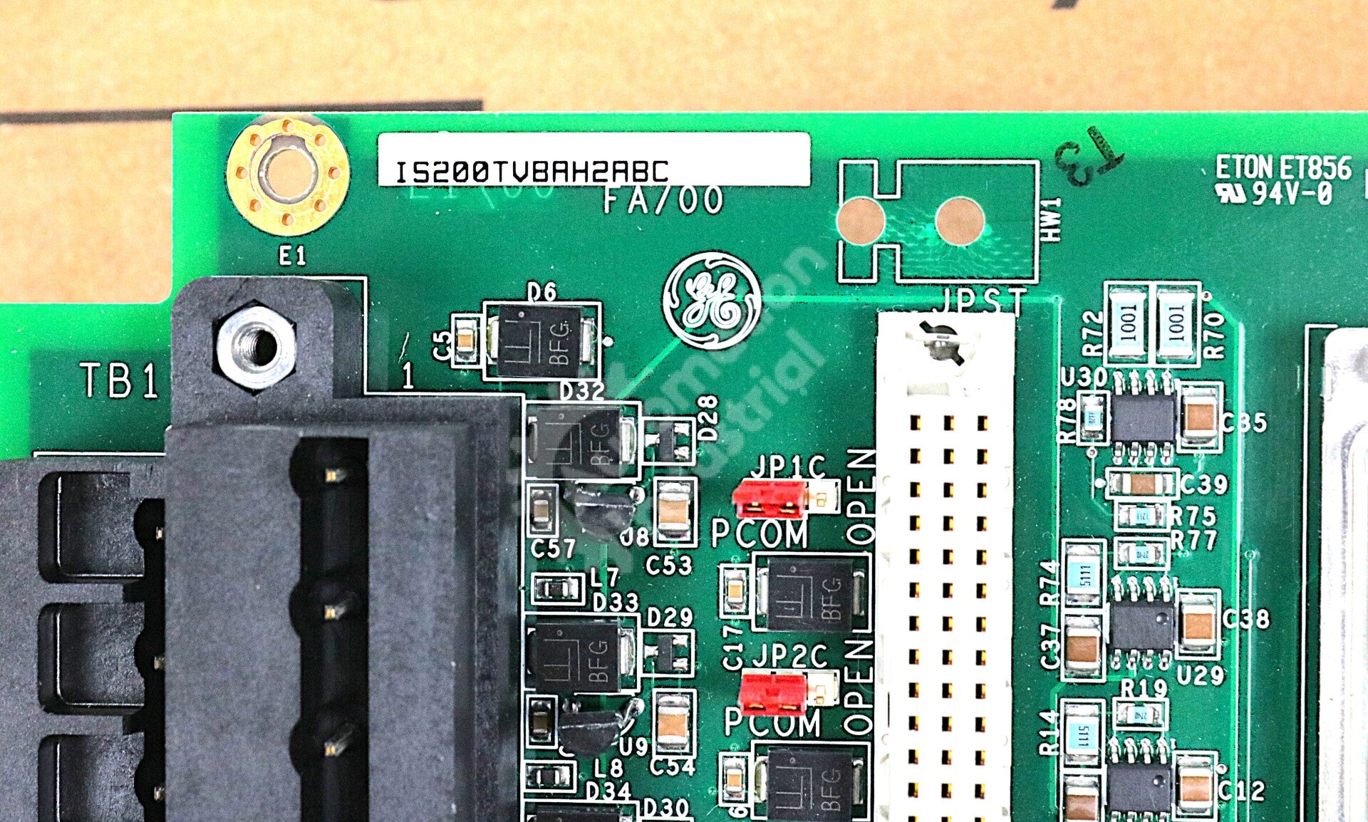 IS200TVBAH2A By General Electric IS200TVBAH2ABC Vibration Input Terminal Board