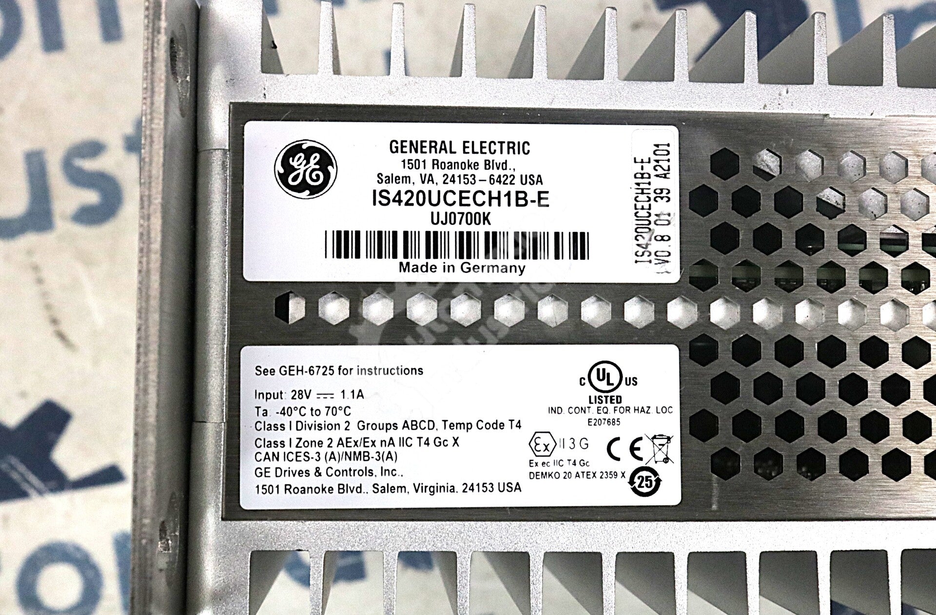 IS420UCECH1B By General Electric 28V 1.1Amp Port Expansion/Controller Module