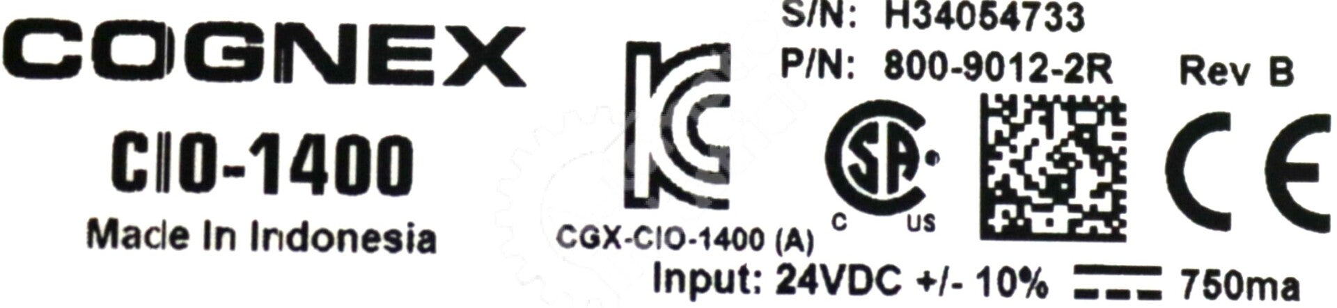 CI0-1400 By Cognex 800-9012-2R B I/O Expansion Module