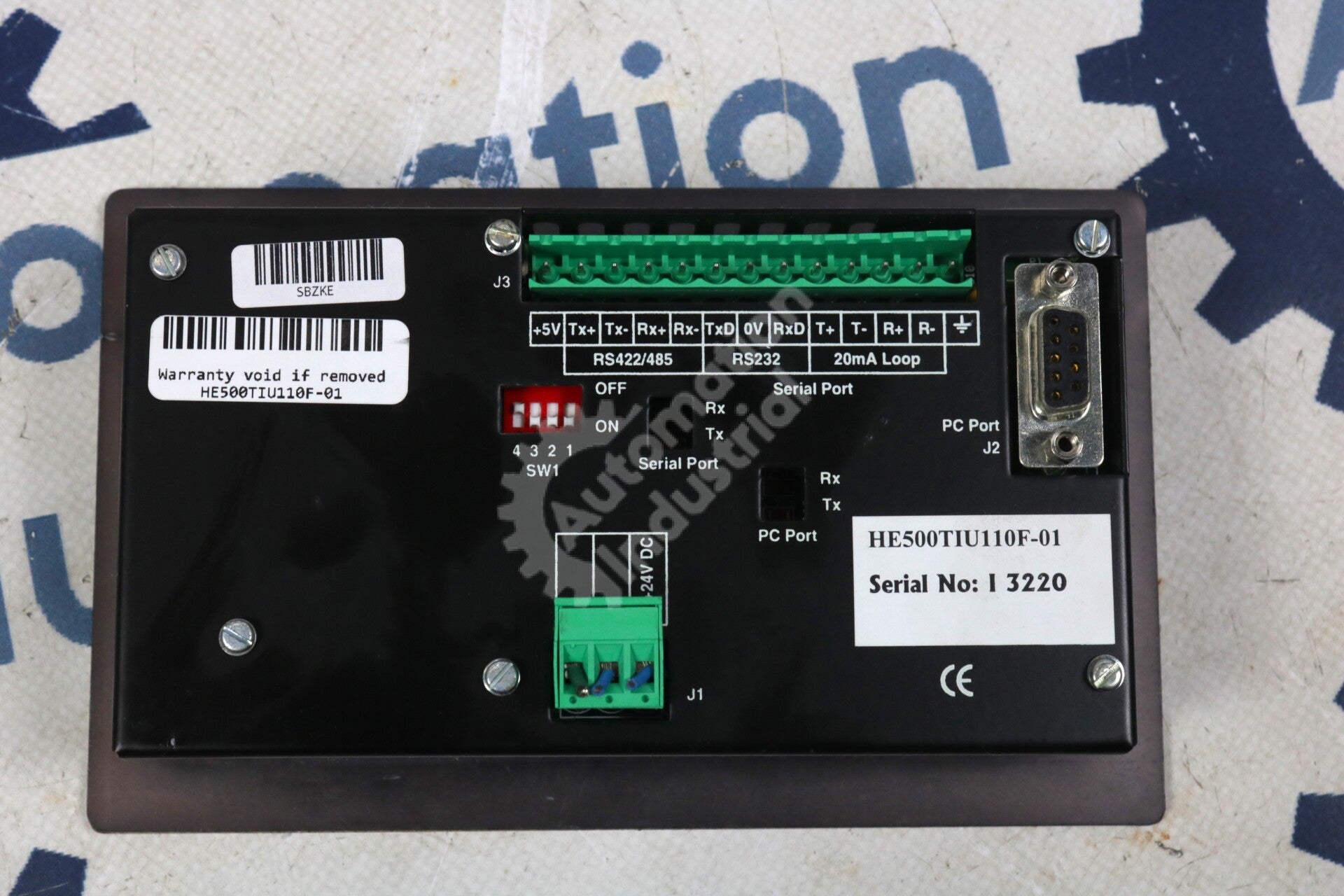 HE500TIU110F-01 By Horner Electric IC300TIU110F-01 24VDC Terminal Interface Unit