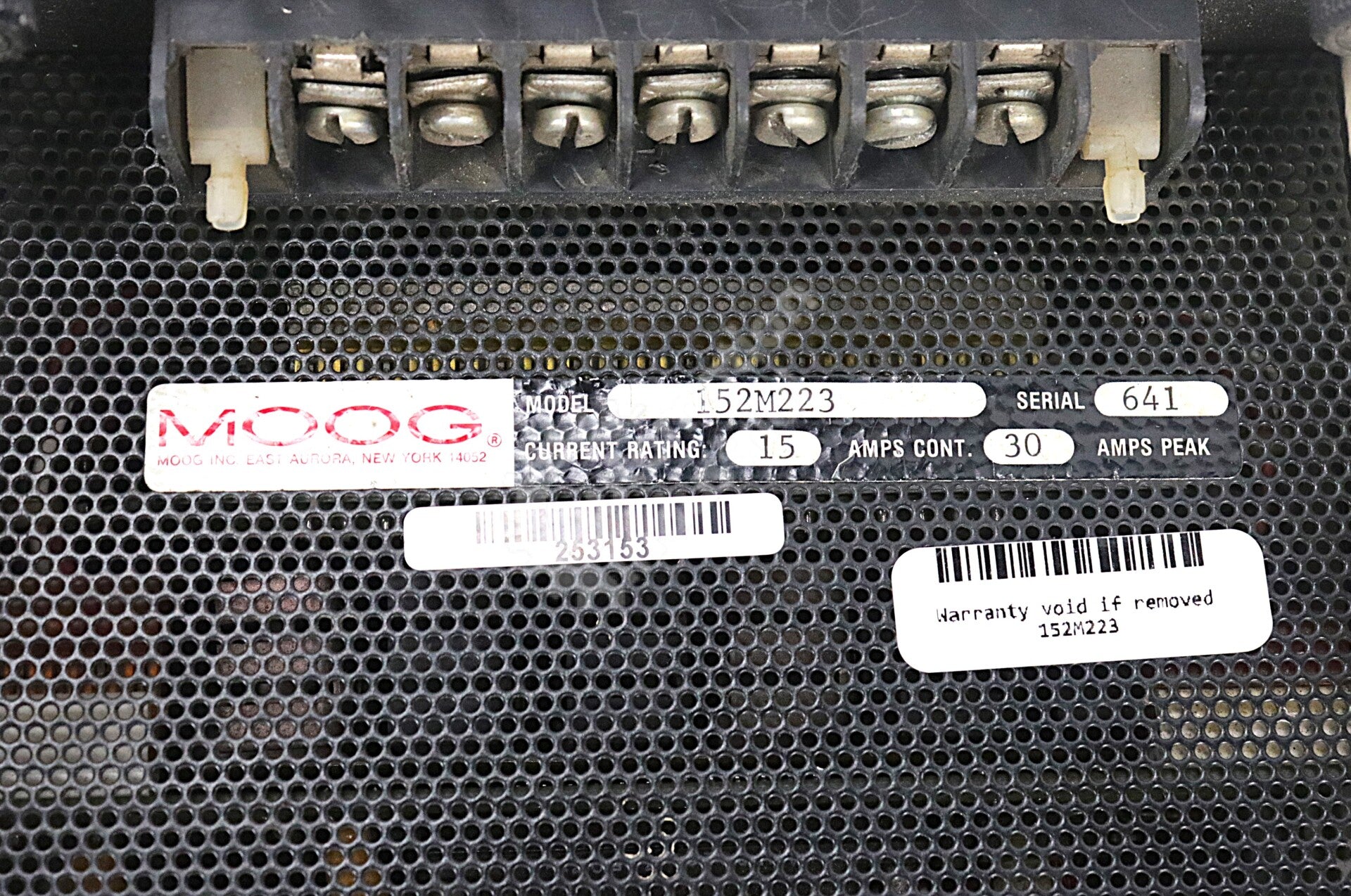 152M223 By Moog 30AMP Brushless PWM Controller