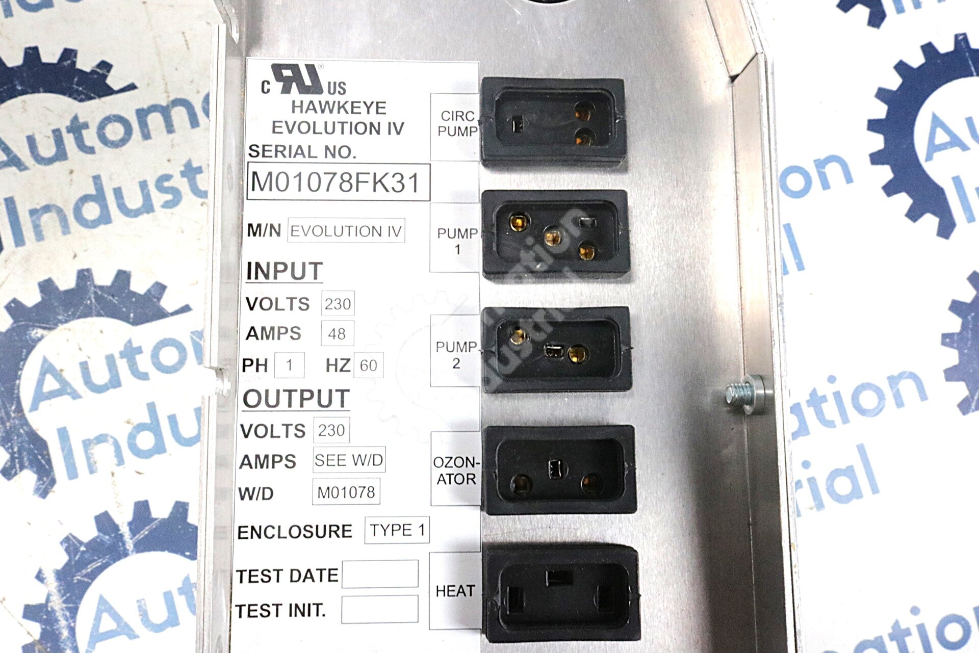 9014-06 By Mitsubishi 1 Phase 230VAC 48Amps Hawkeye Evolution IV Controller