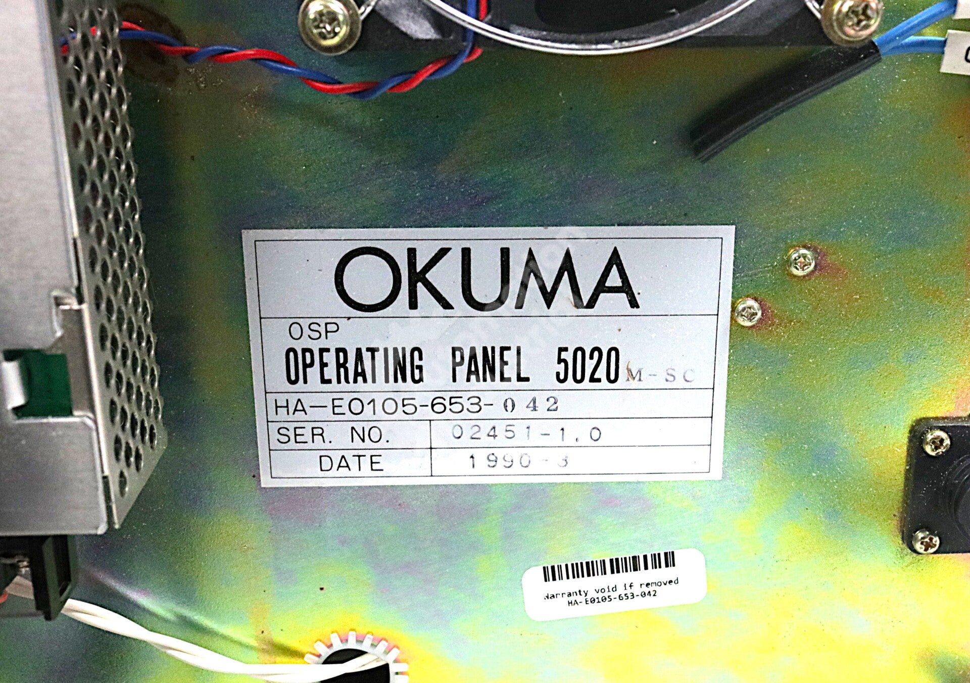 HA-E0105-653-042 By Okuma OSP Operating Panel