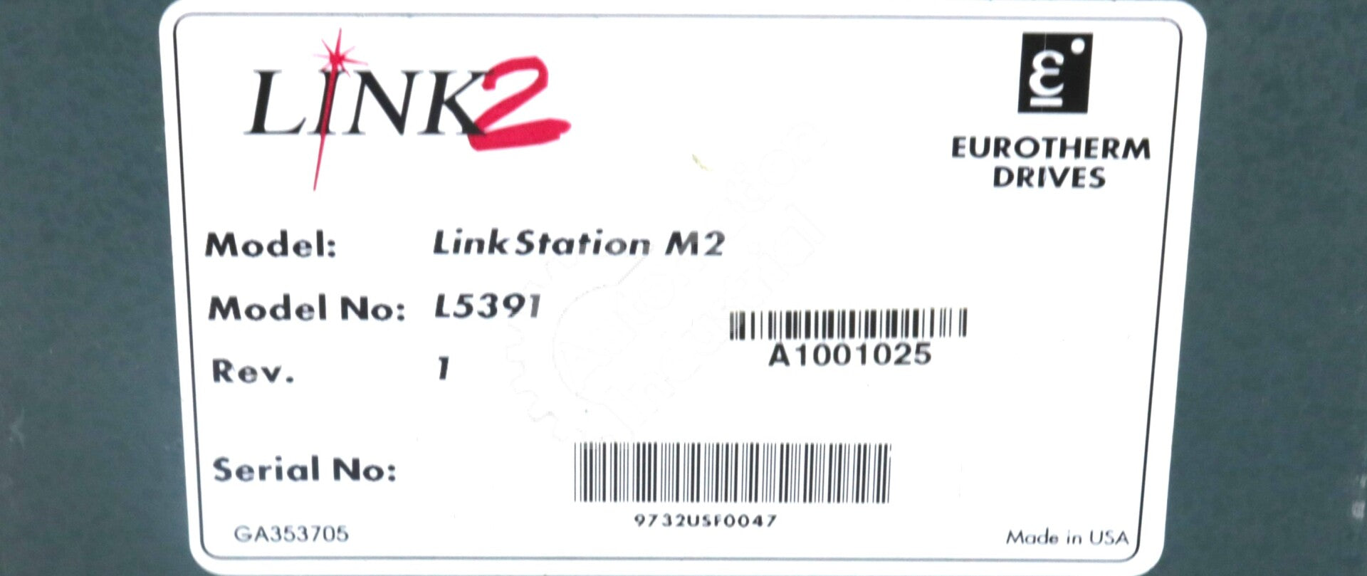 L5391 By Parker Eurotherm SSD Operator Panel Link Station M2