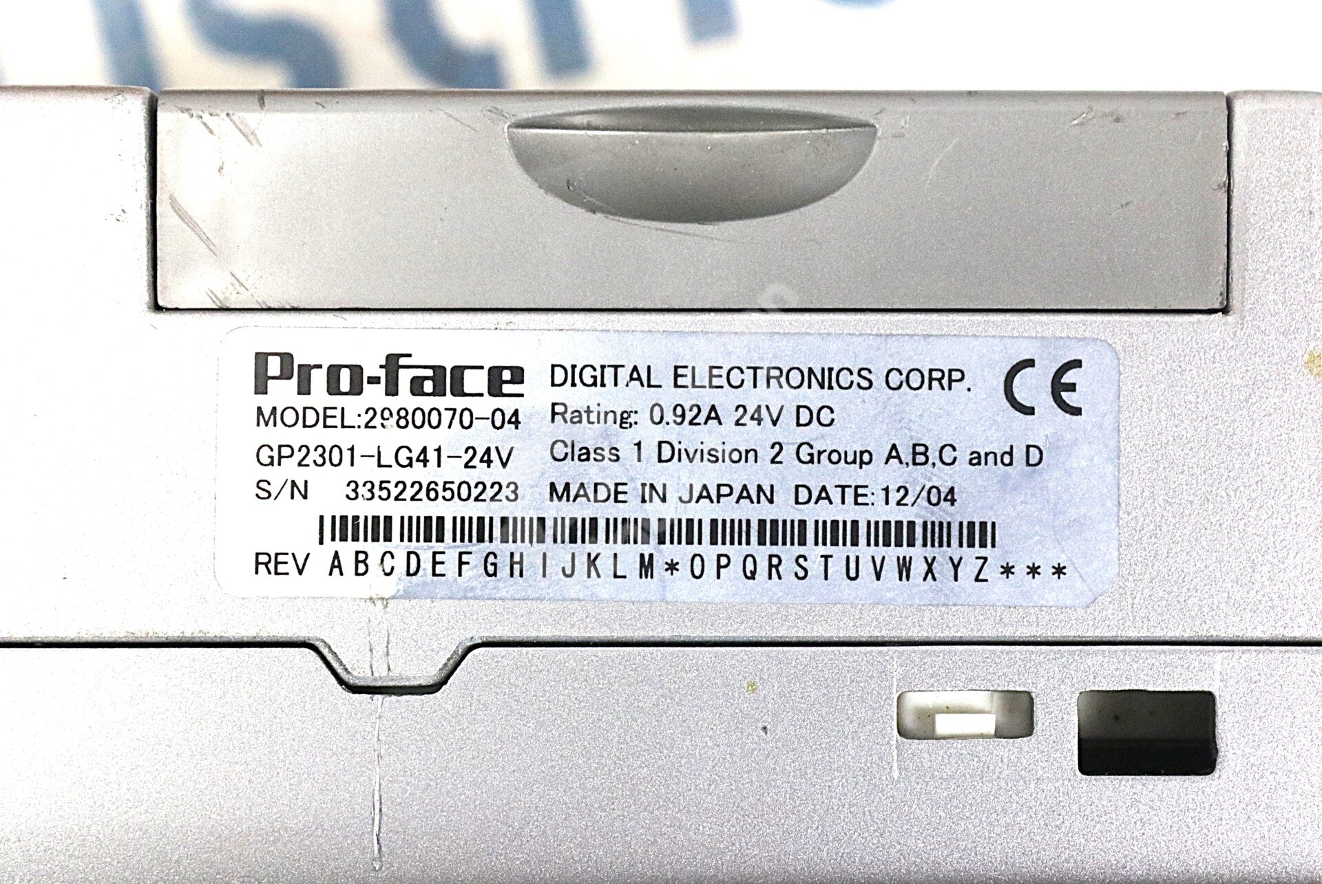 GP2301-LG41-24V By Proface Xycom PFXGP2301LD 24VDC Touchscreen Monochrome HMI