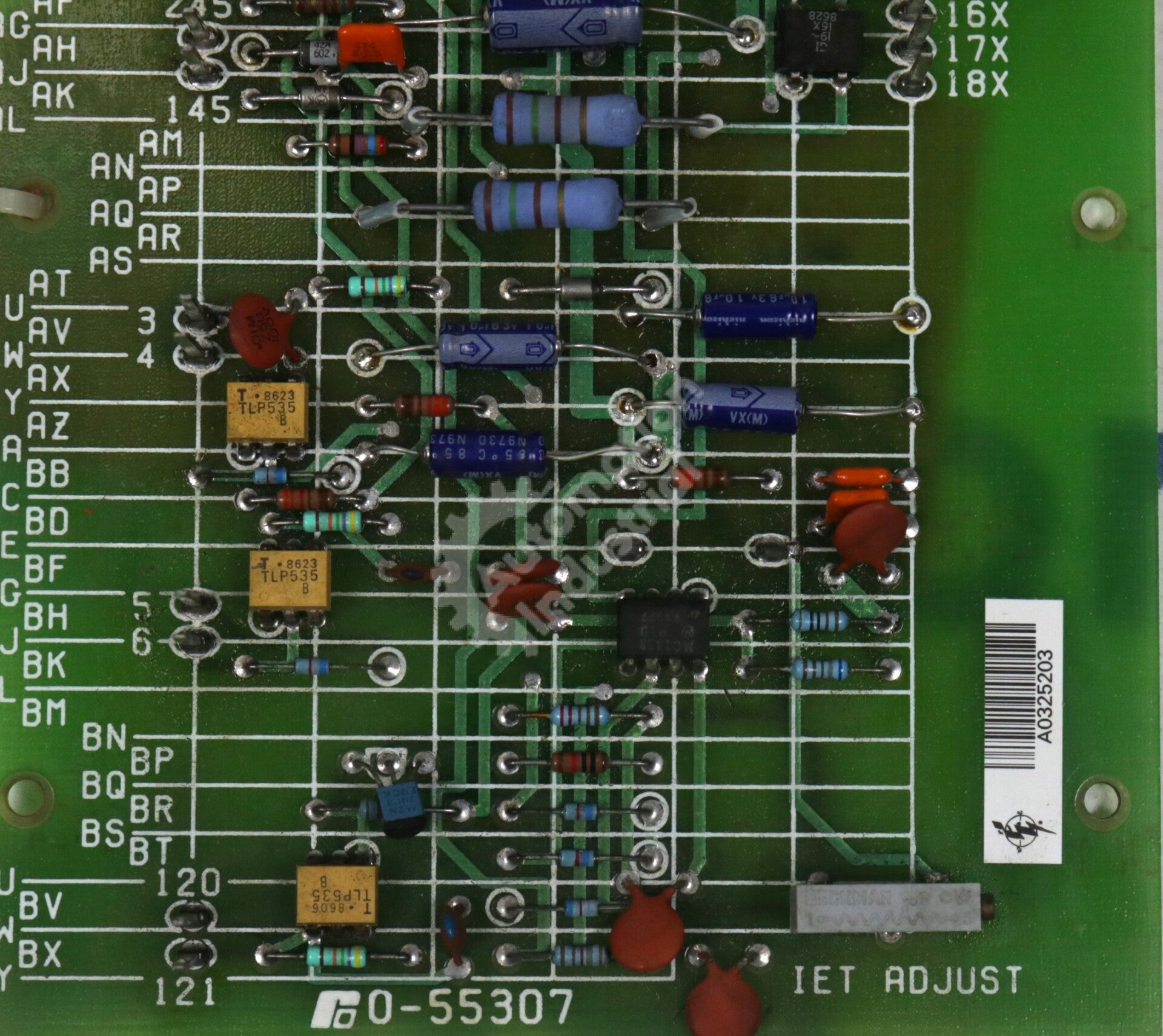 0-55307 By Reliance Electric Control Board Reliance Drive Boards Series