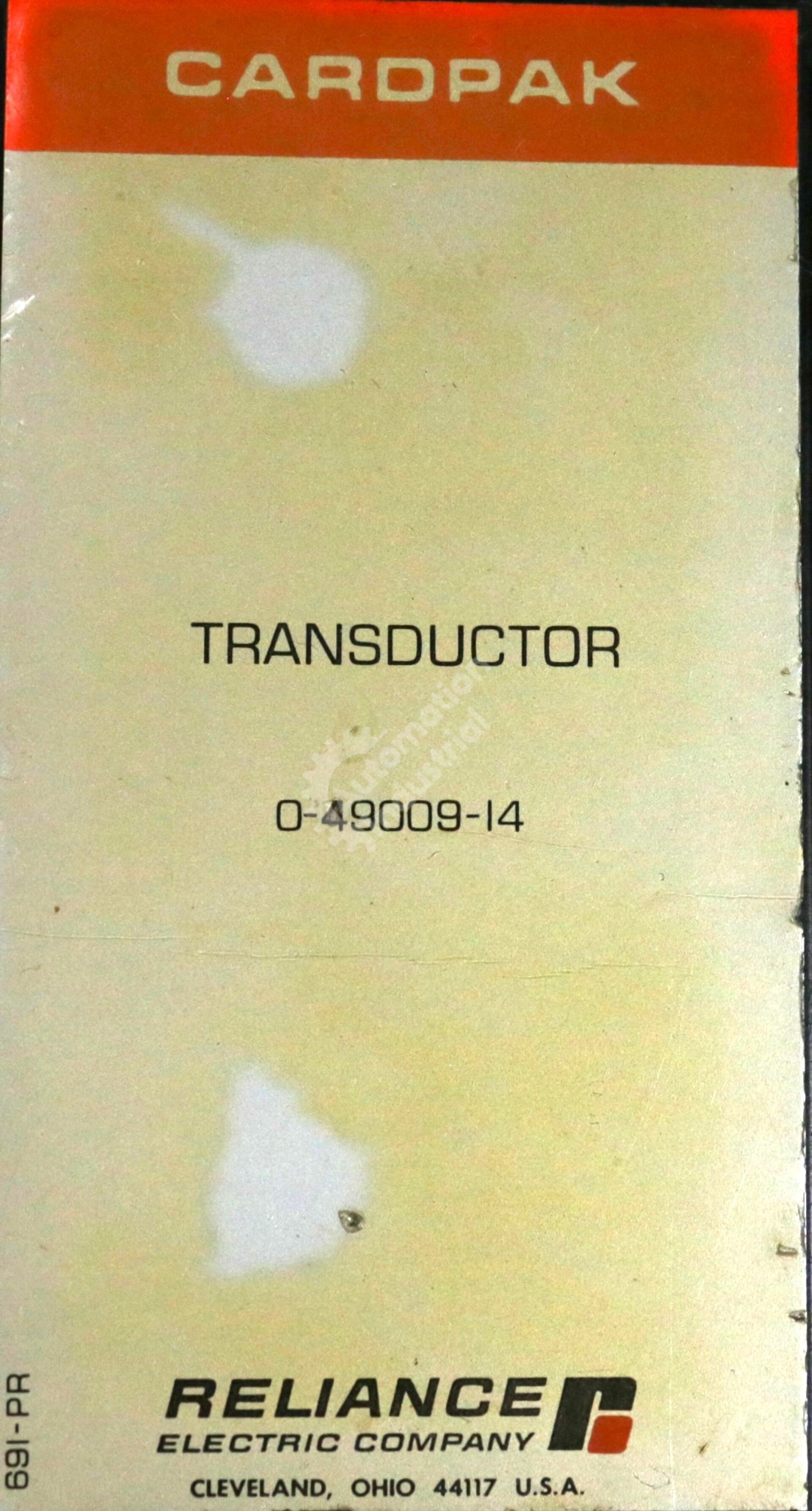 0-49009-14 By Reliance Electric Transductor Module CardPak Series