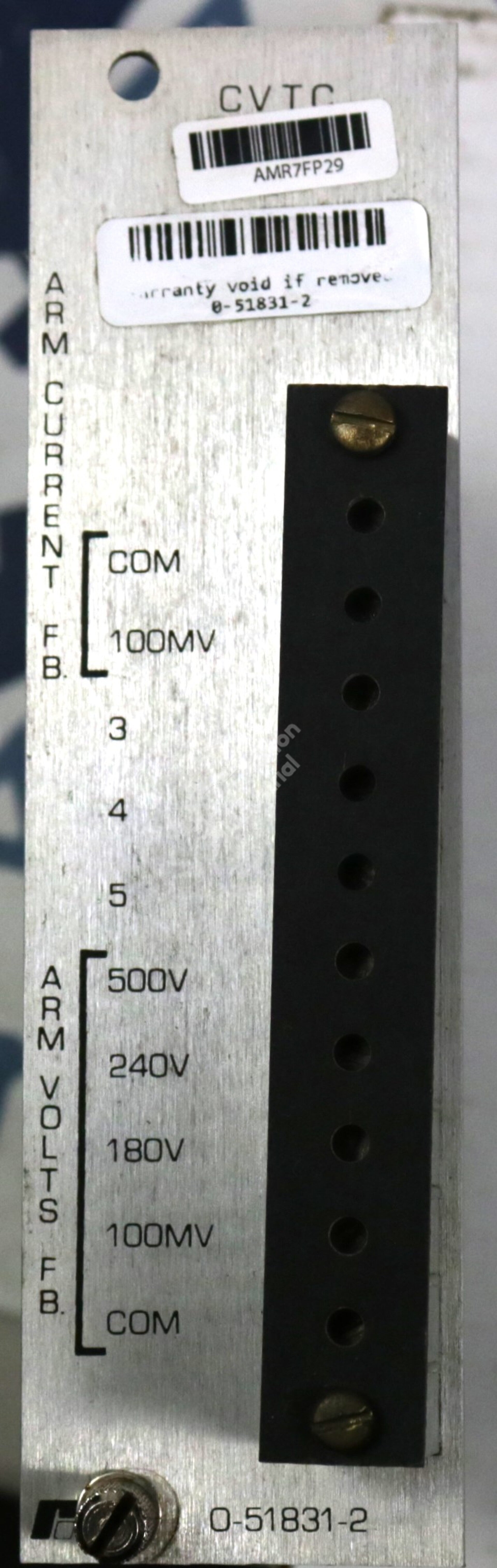 0-51831-2 By Reliance Electric Current Voltage Transductor Board MaxPak Plus