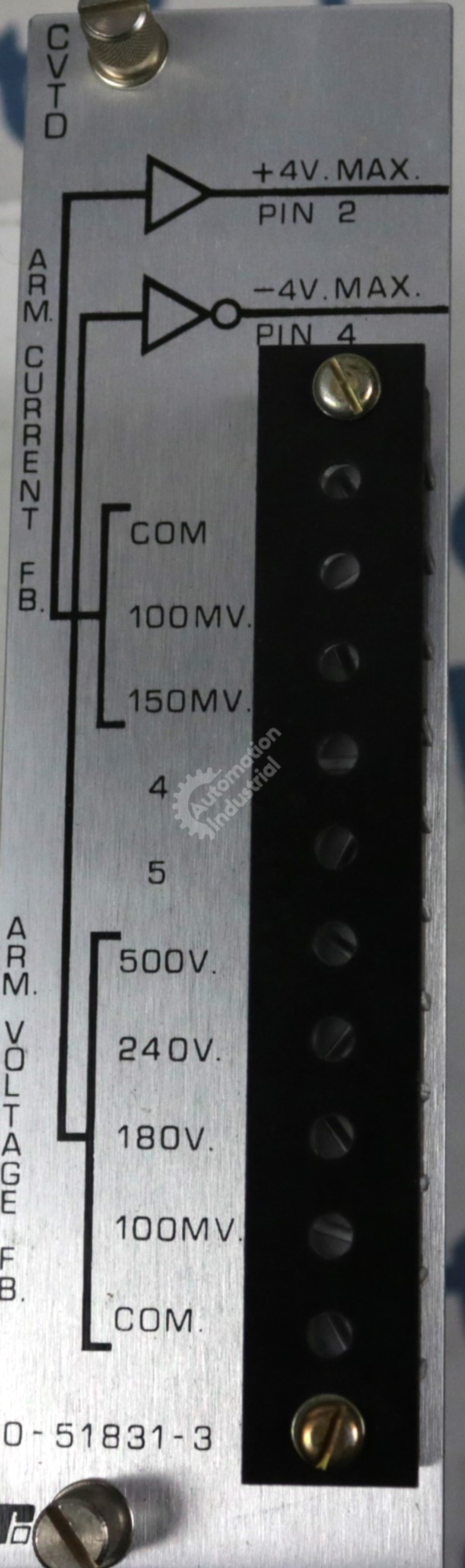 0-51839-2 By Reliance Electric Printed Circuit Overload Board MaxPak Plus