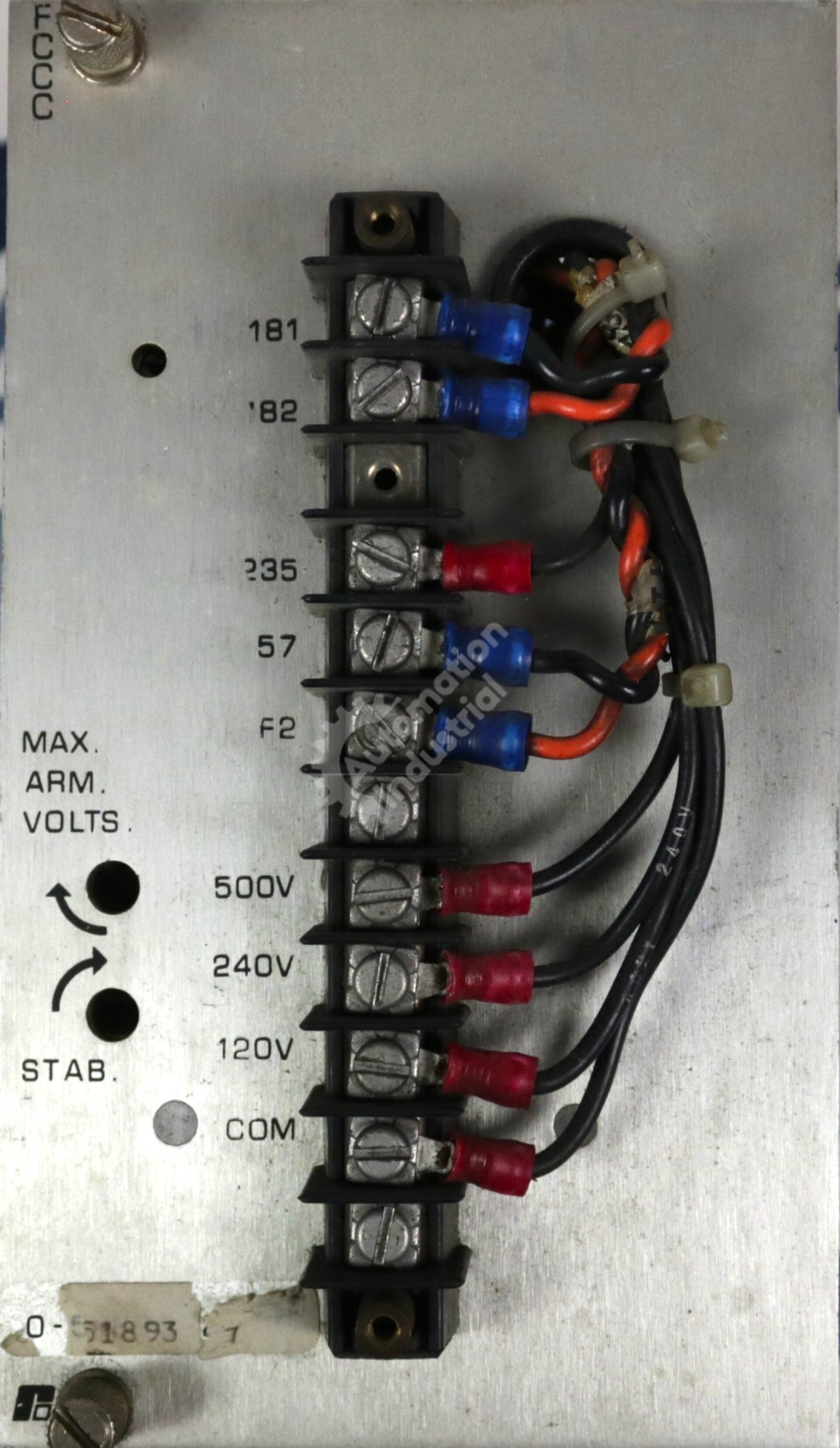 0-51893-7 By Reliance Electric Field Regulator Module MaxPak Plus Series