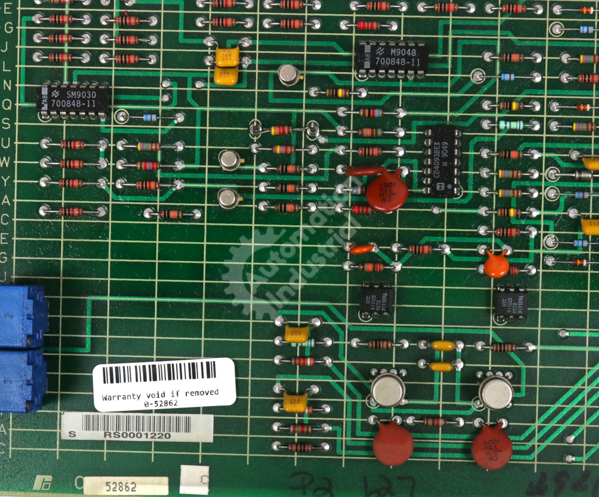 0-52862 By Reliance Electric Current Limit Snubber Card MaxPak Plus Series