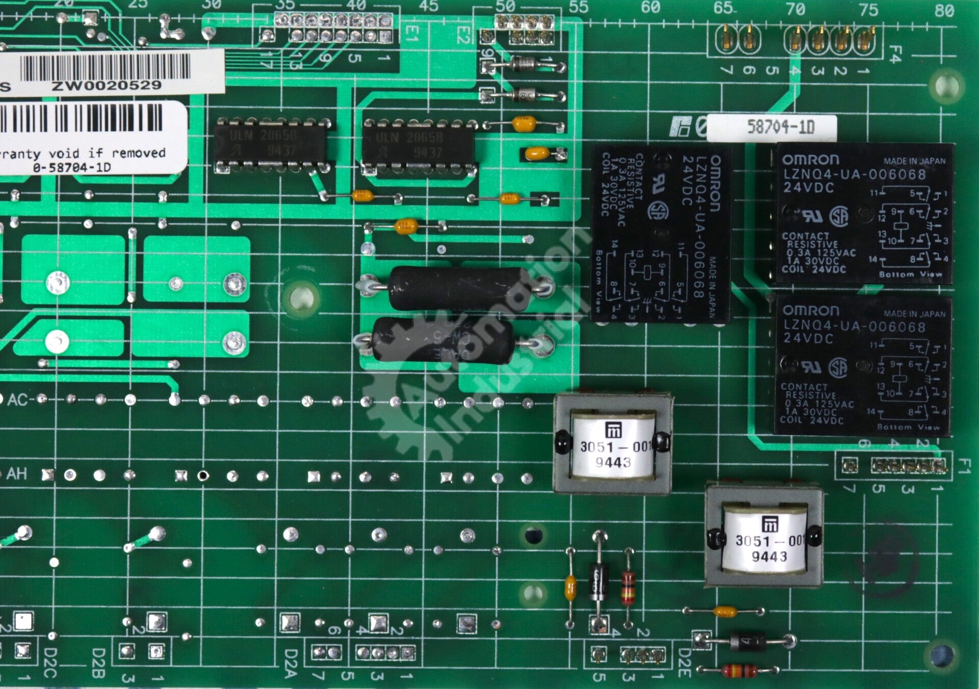 0-58704-1D By Reliance Driver Interface PC Board FlexPak 3000 Series