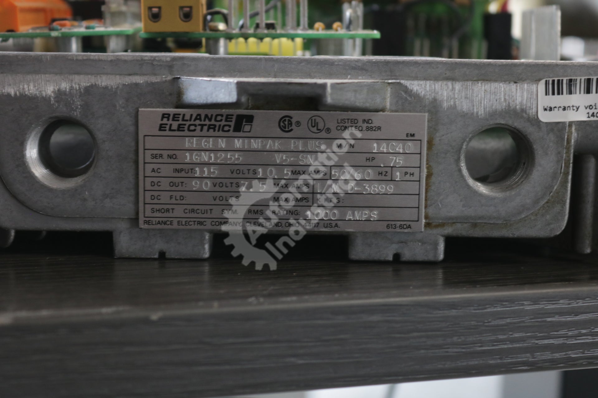 14C40 By Reliance Electric 1-Phase 3/4 HP Regenerative DC Drive MinPak Plus