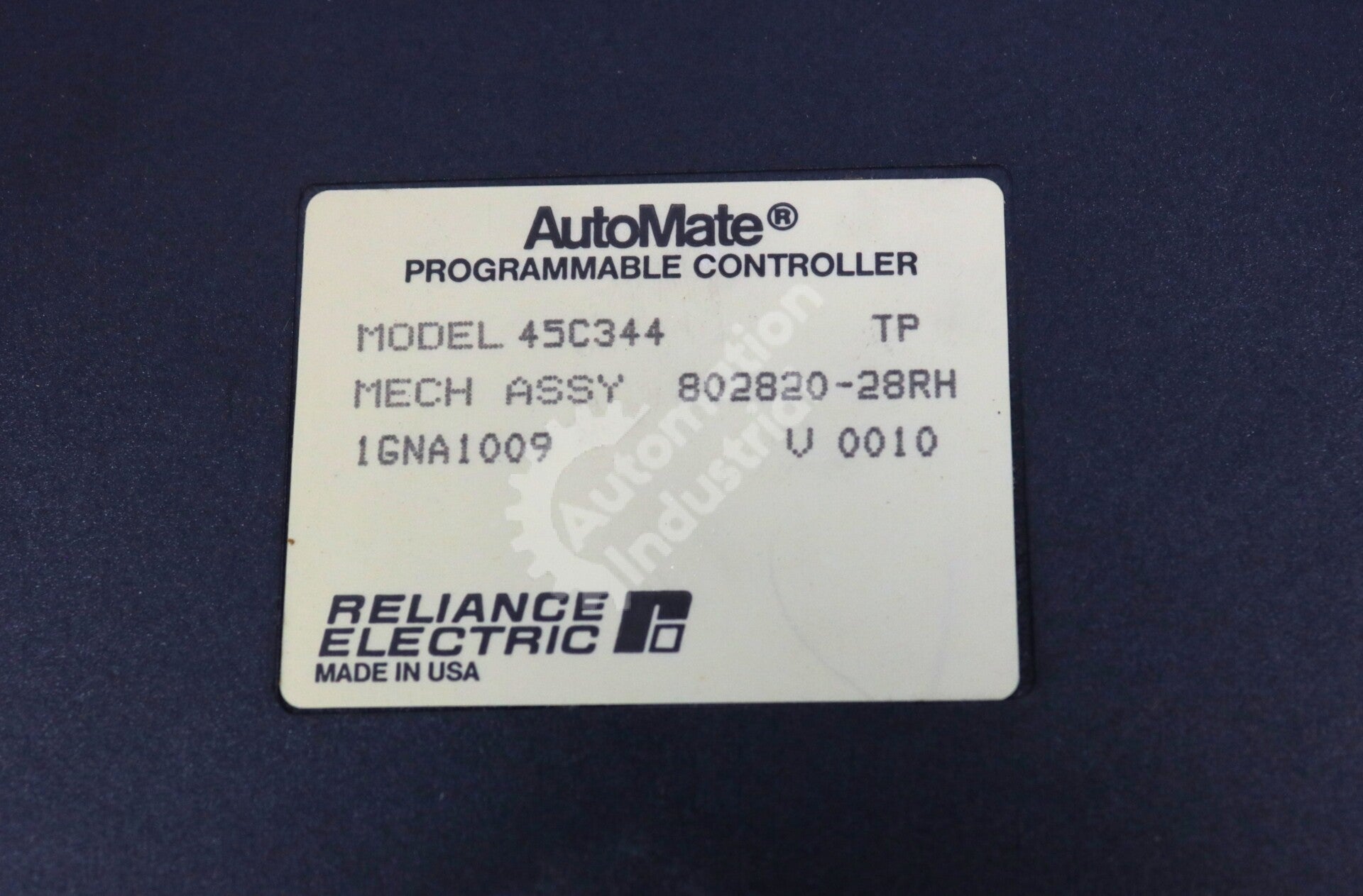 45C344 By Reliance Electric AutoMate Analog Input Card Module