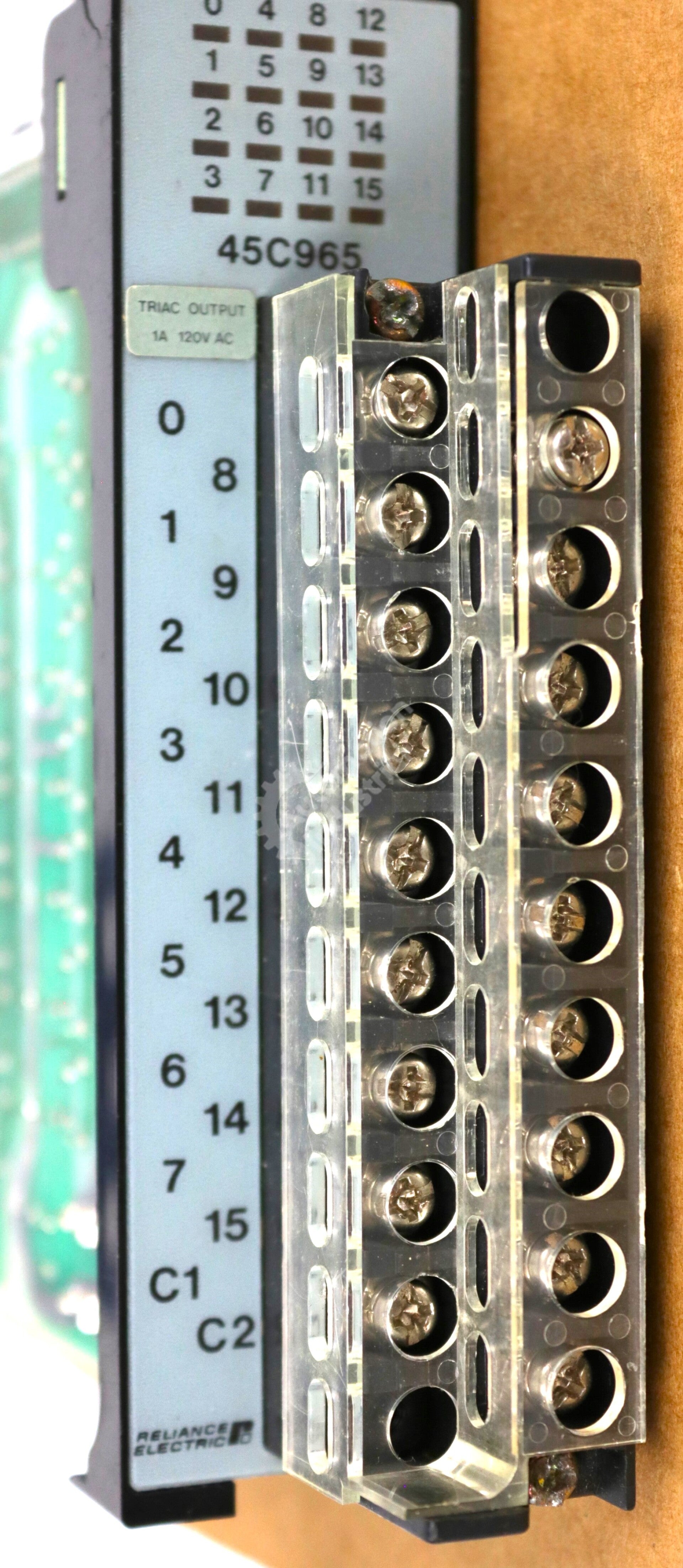 45C965 By Reliance Eletric Triac 120V Output Module Shark XL