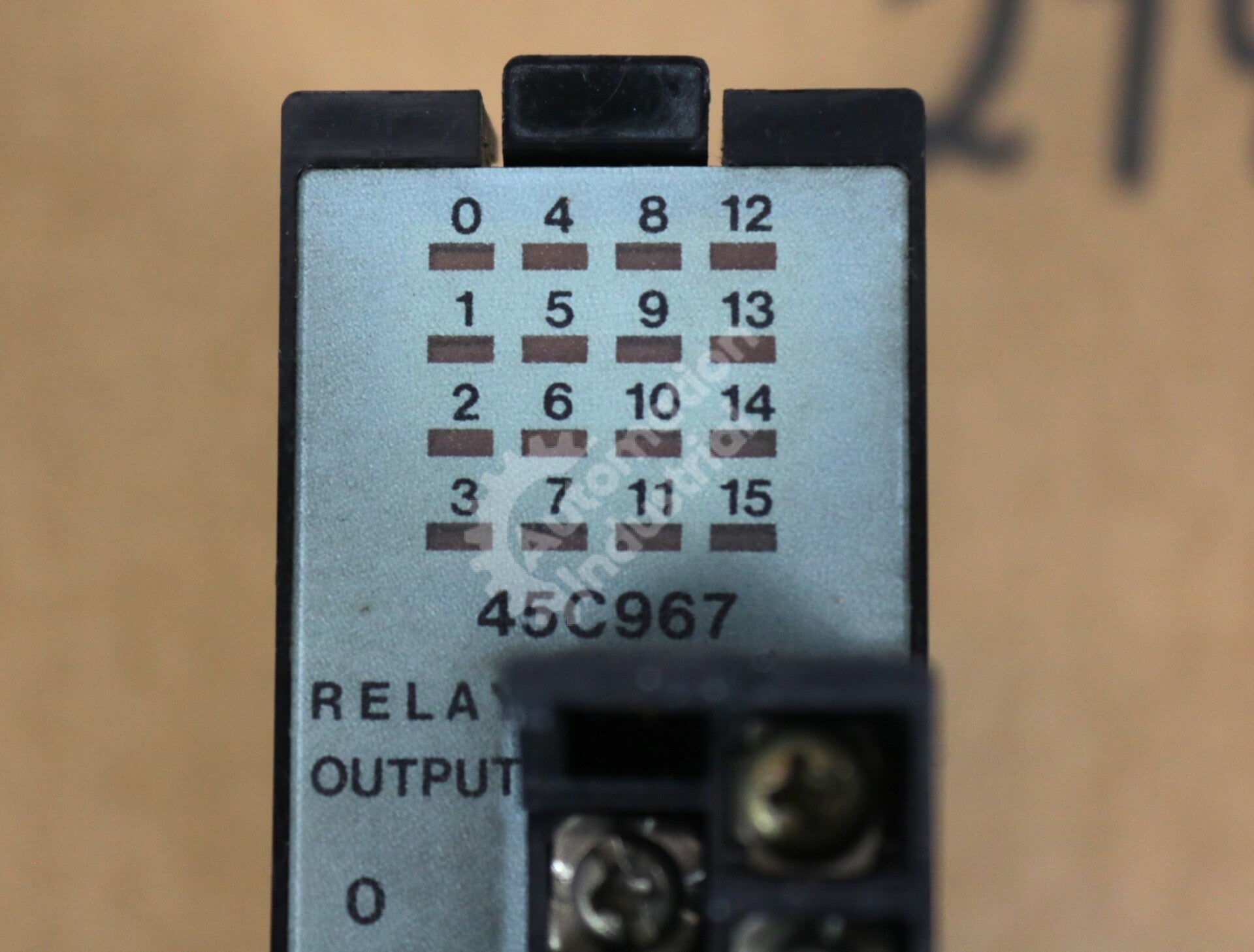 45C967 By Reliance Electric 16-Point Relay Output Module Shark XL