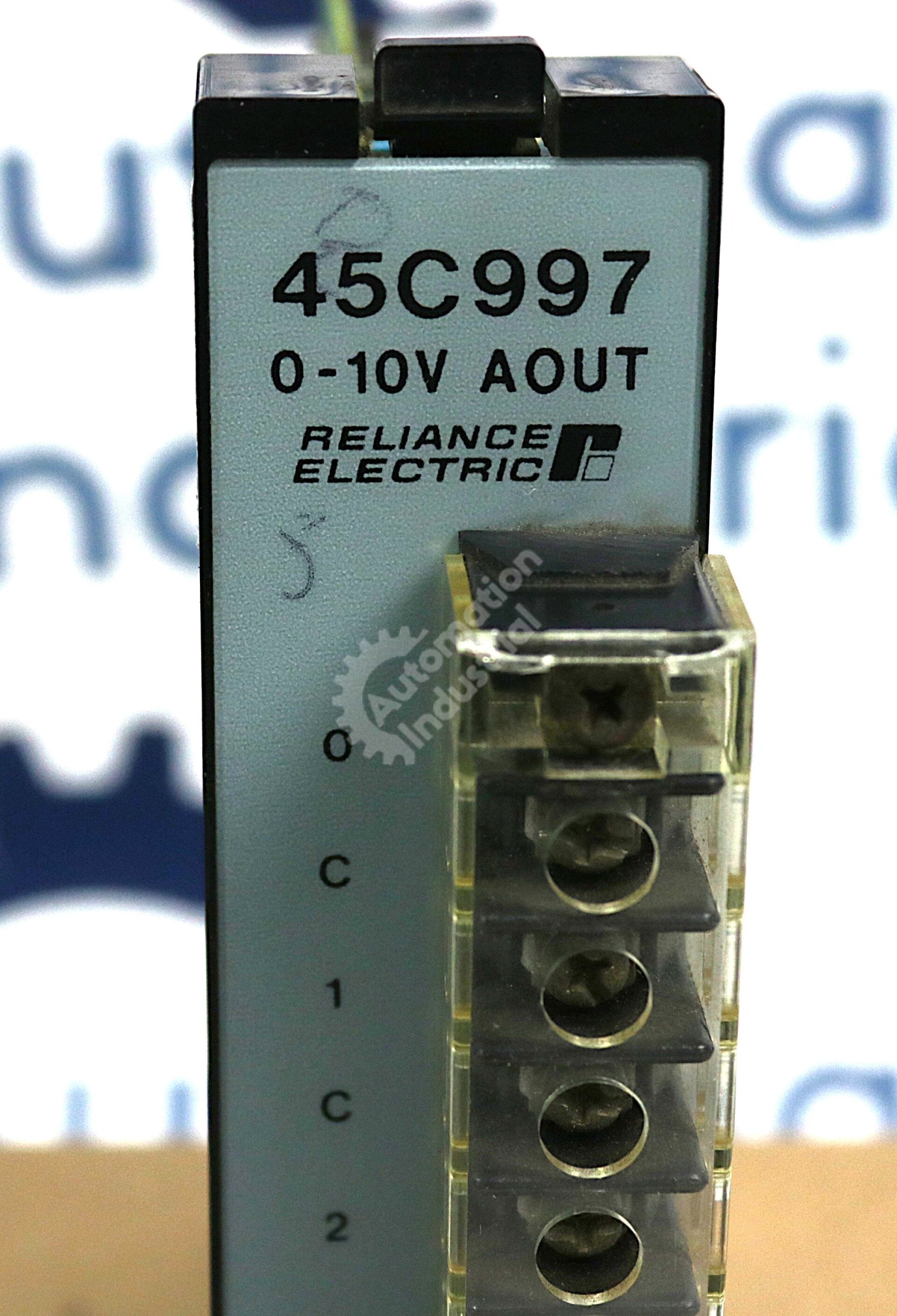 45C997 By Reliance Electric Shark XL 4-Point 0-10V Analog Output Module