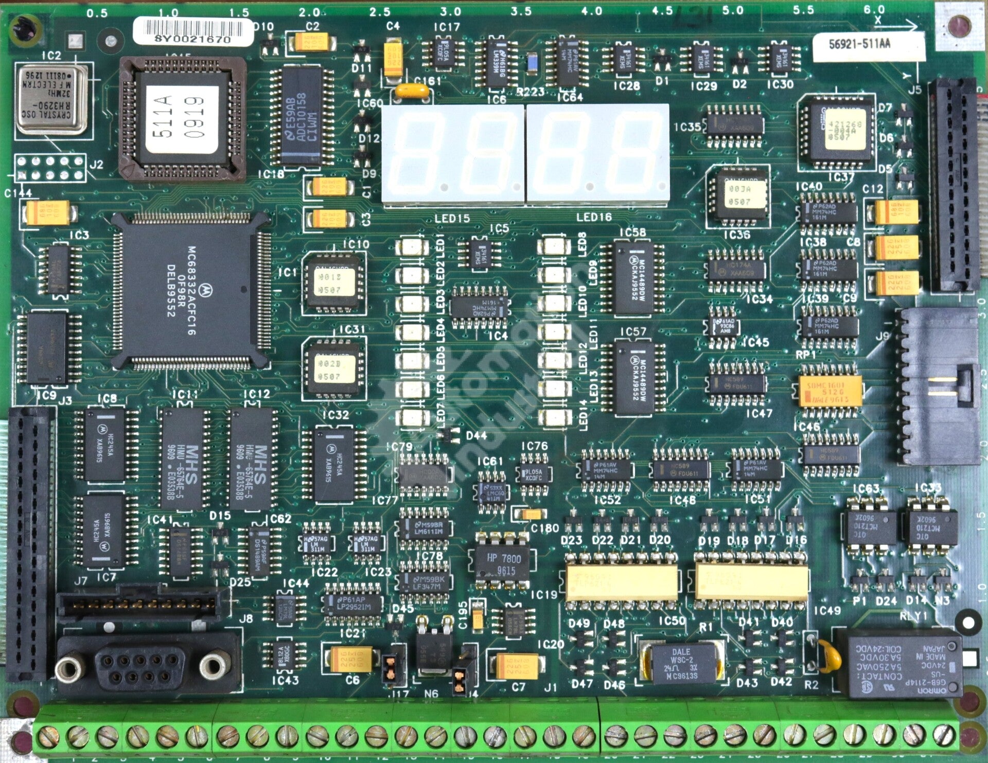 56921-511AA By Reliance Electric Regulator PCB PC Computer Board GV3000