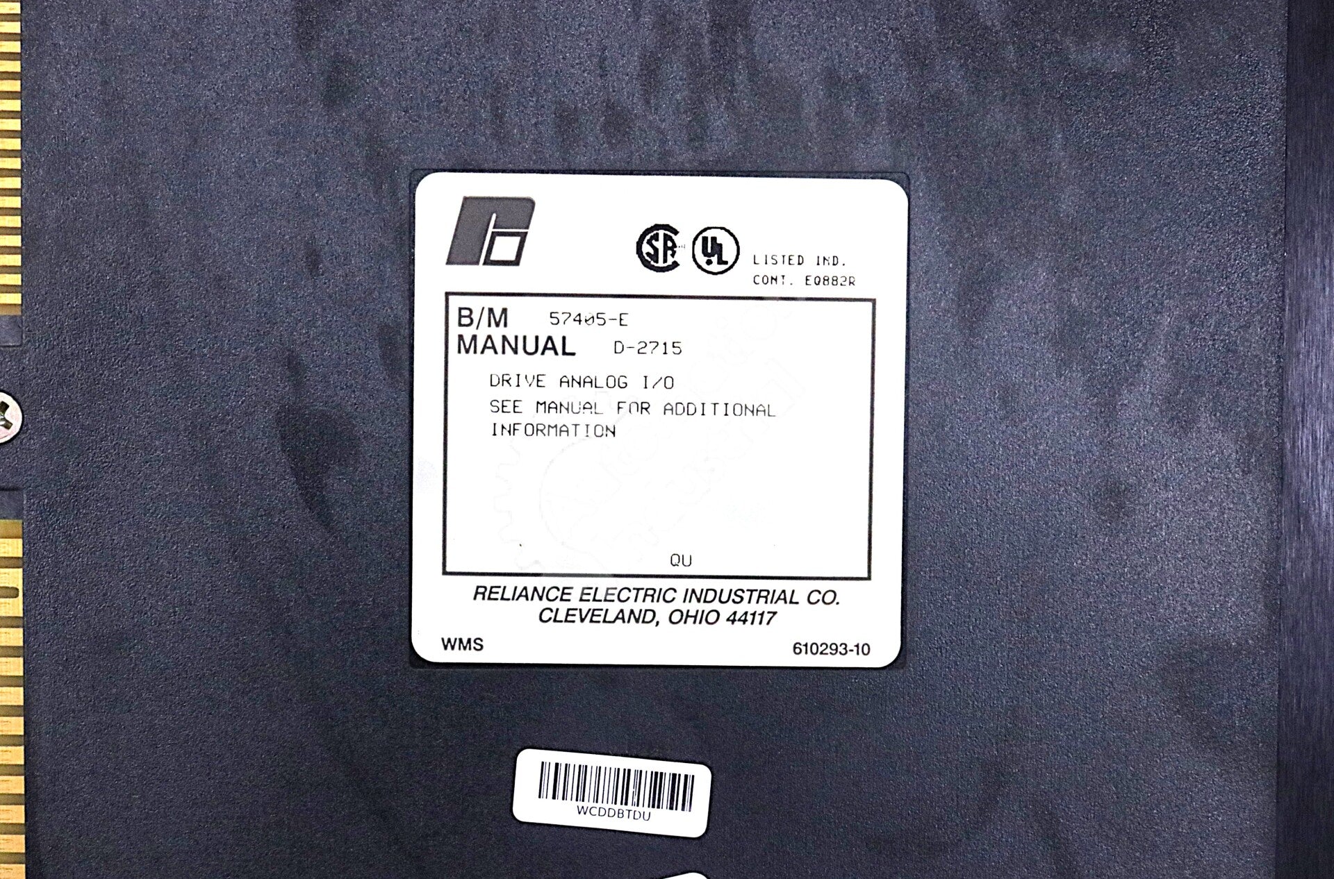 57405-E By Reliance Electric Analog I/O Module
