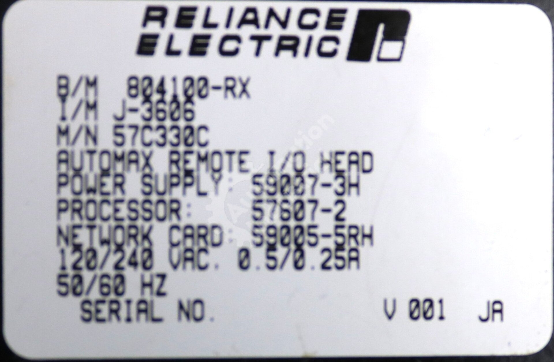 57C330 By Reliance Electric Remote I/O Head AutoMax