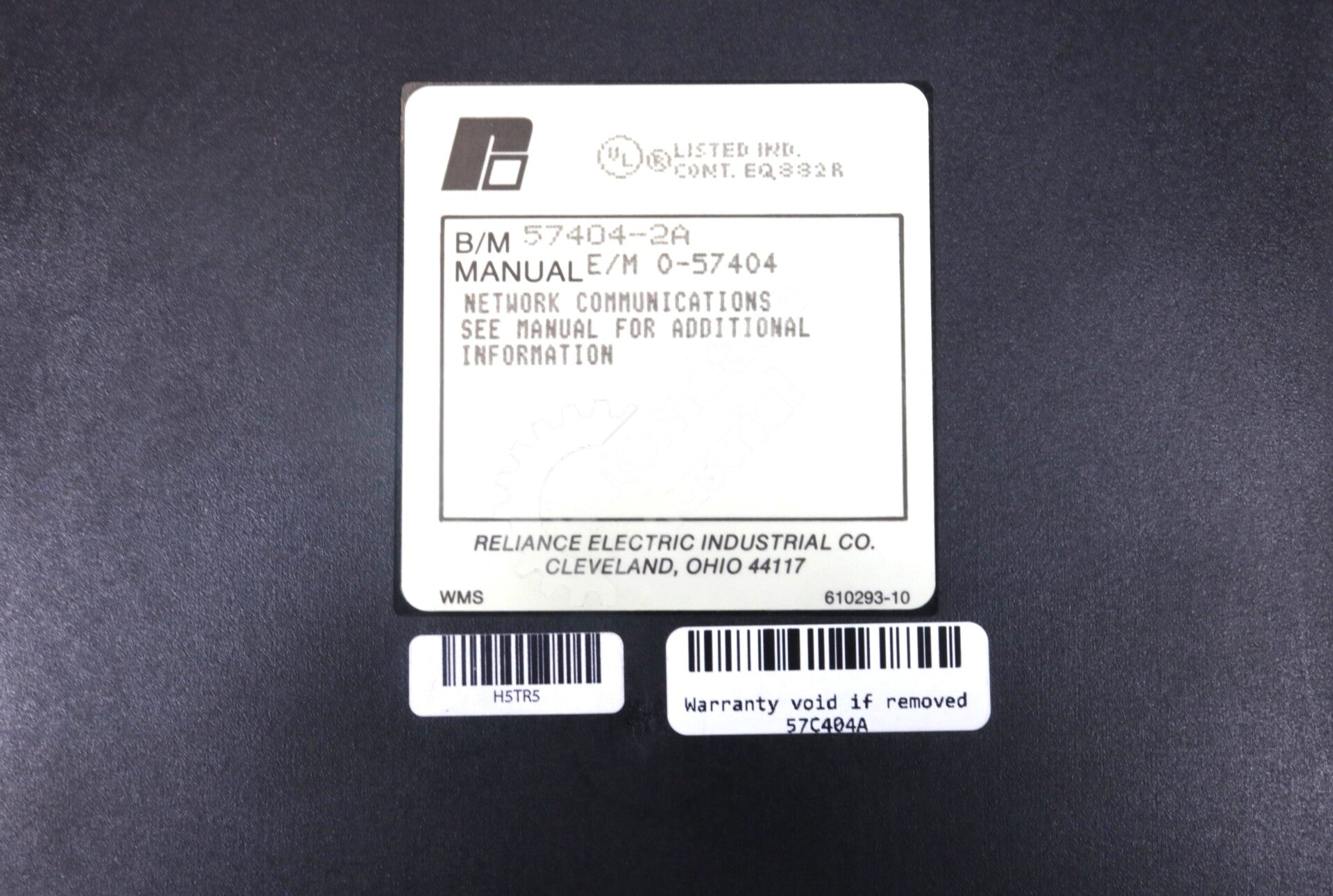 57C404A By Reliance Electric 57404-2A Network Communications Module AutoMax