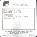57C407 By Reliance Electric Processor Control Module AutoMax