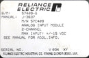 57C409 By Reliance Electric 2-CH Analog Input Module AutoMax