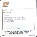 57C463 By Reliance Electric Frequency Event Counter Module AutoMax