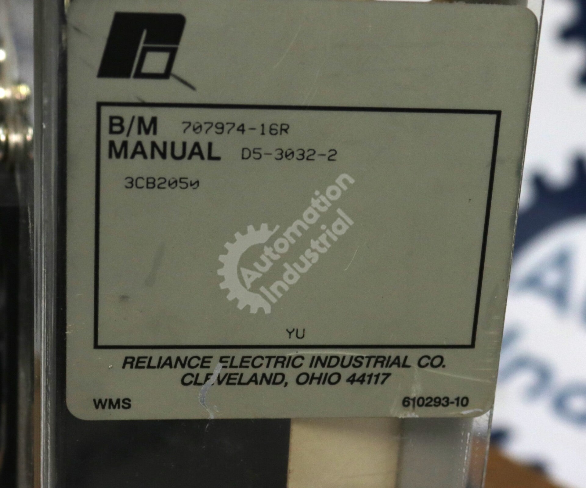 707974-16R By Reliance Electric Circuit Breaker Drive Components Series