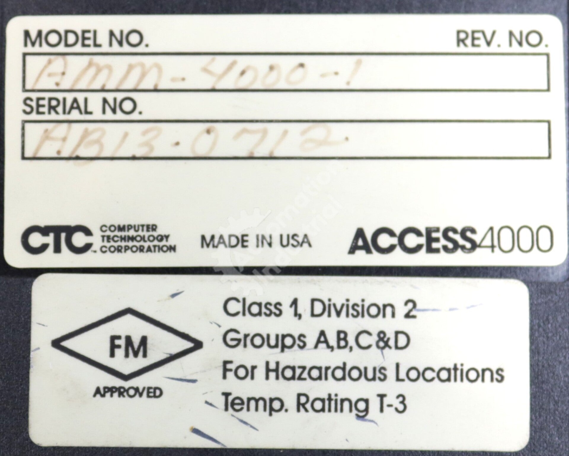 AMM-4000-1 By Reliance Electric Access 4000 MOD Power Supply Module AutoMax