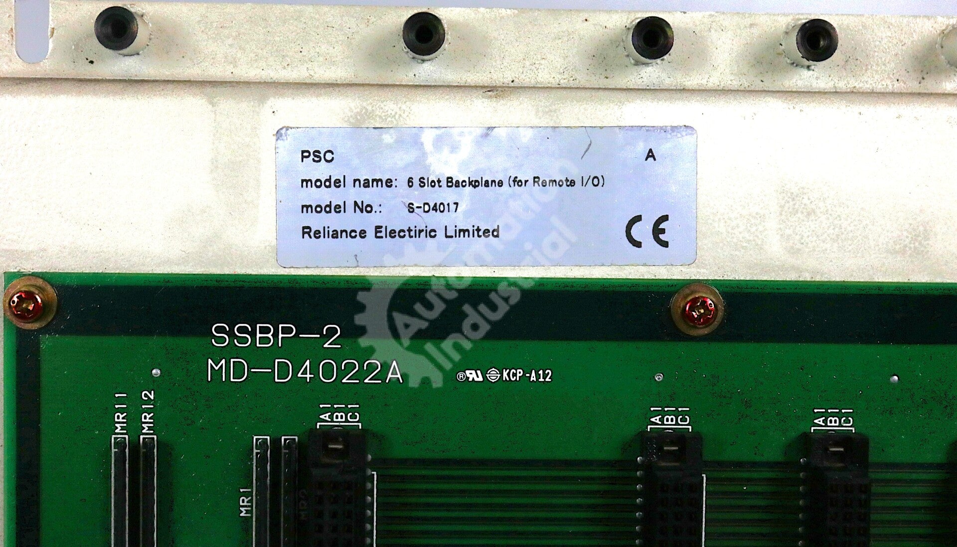 MD-D4022A By Reliance Electric SSBP-2 6 Slot Backplane
