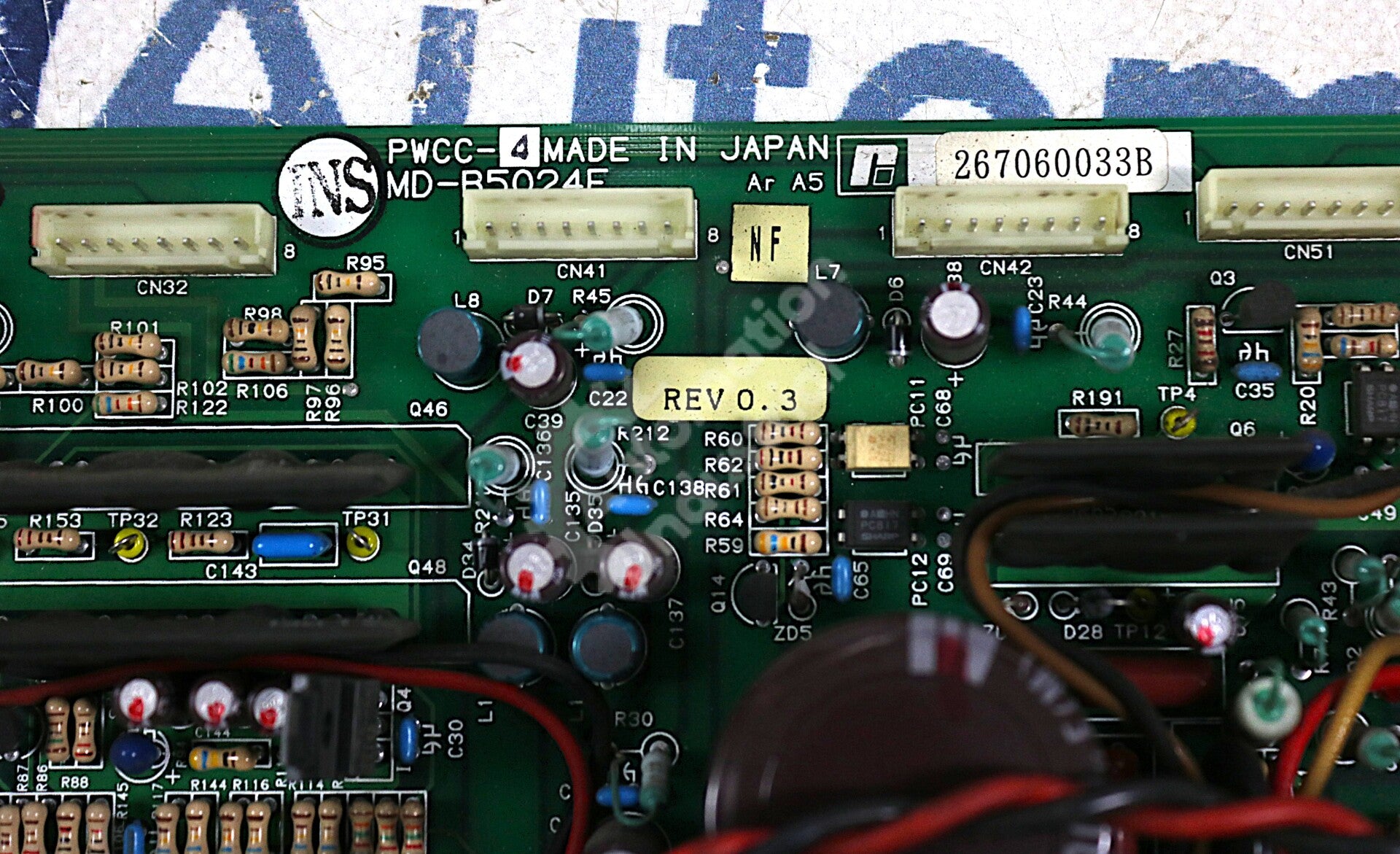 PWCC-4 By Reliance MD-B5024F Circuit Board AC Servo Drives