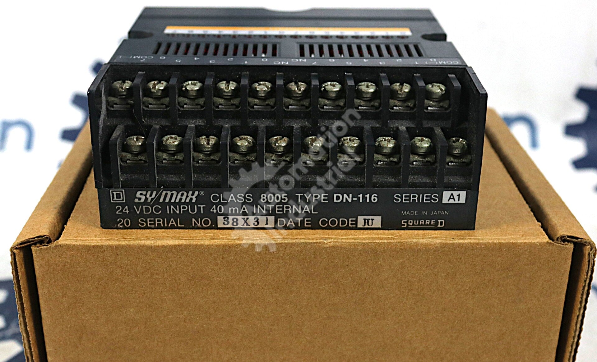 DN-116 By Square D Sy/Max Class 8005 24VDC PLC Input Module