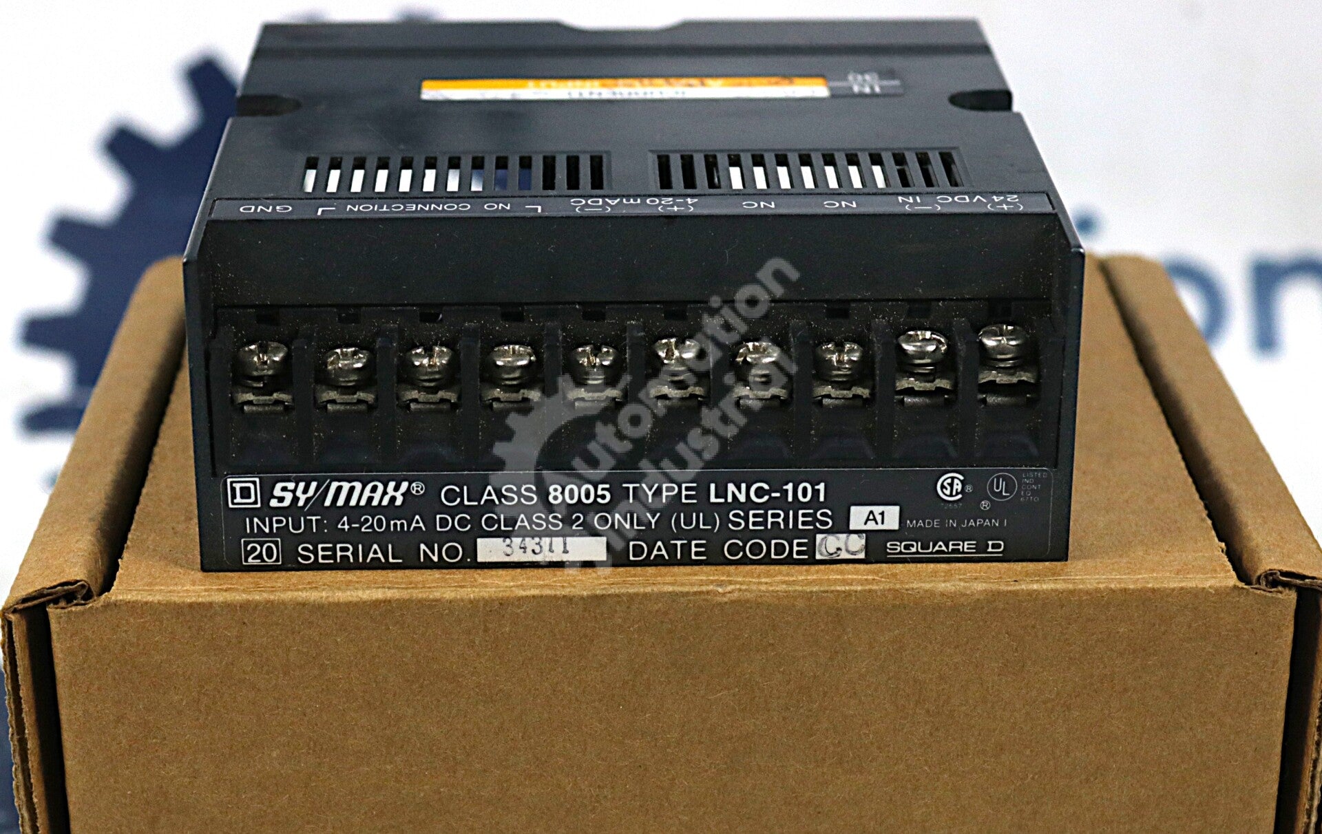 LNC-101 By Square D Sy/Max Class 8005 120-240VAC Analog Input Module