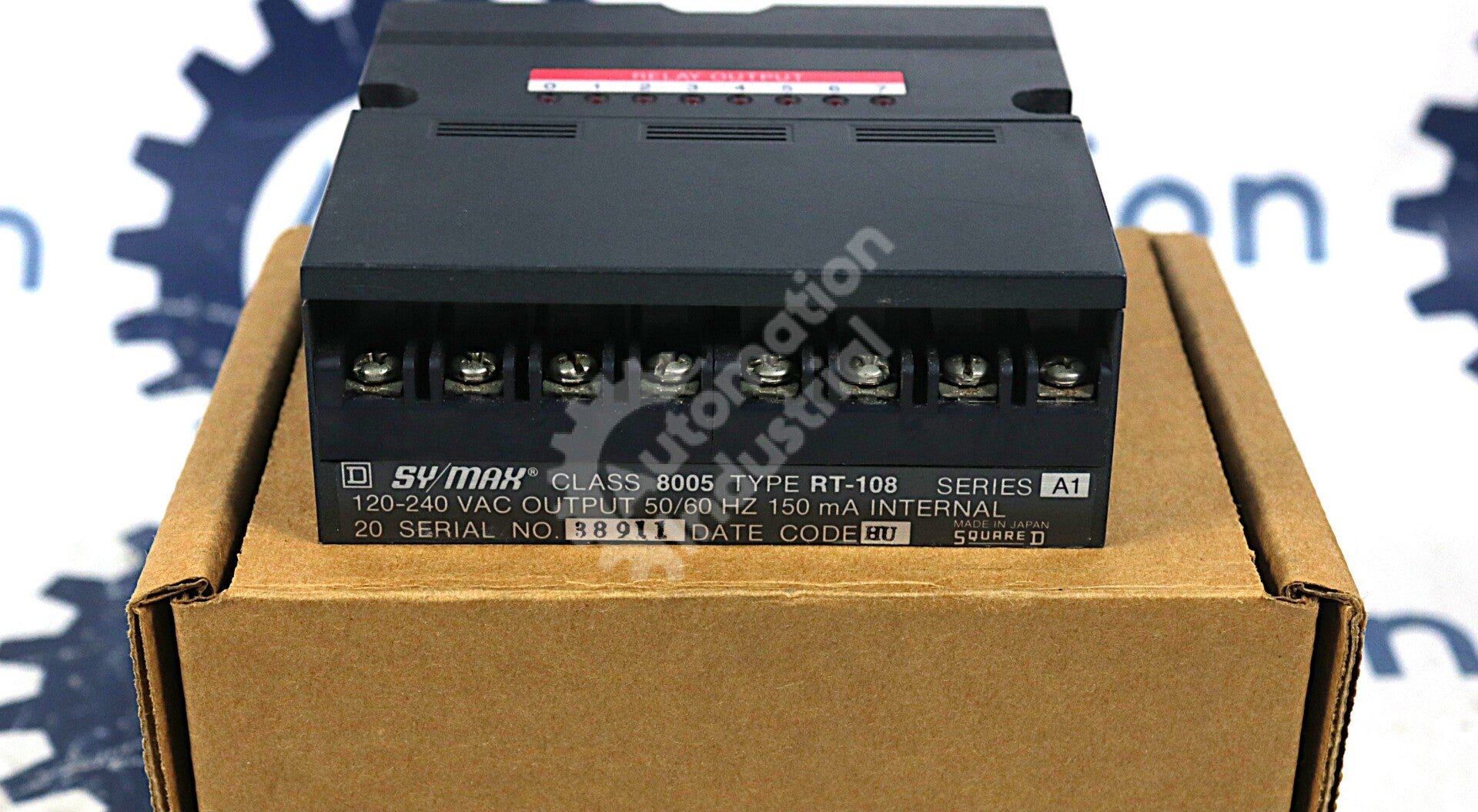 RT-108 By Square D Sy/Max Class 8005 120-240VAC Relay Output Module