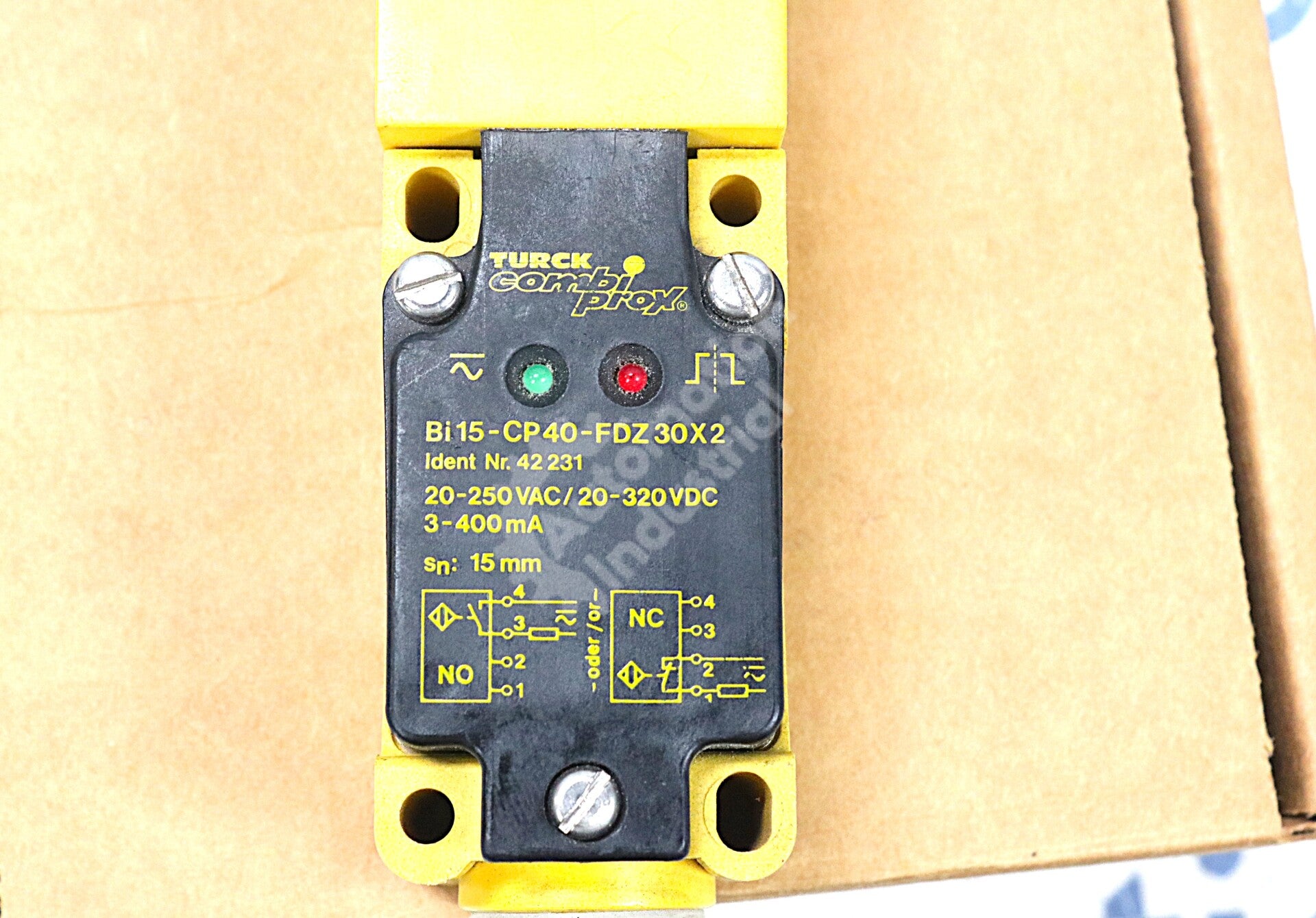 BI15-CP40-FDZ30X2 By TURK Combi ProX 250VAC 400mA Inductive Proximity Sensor